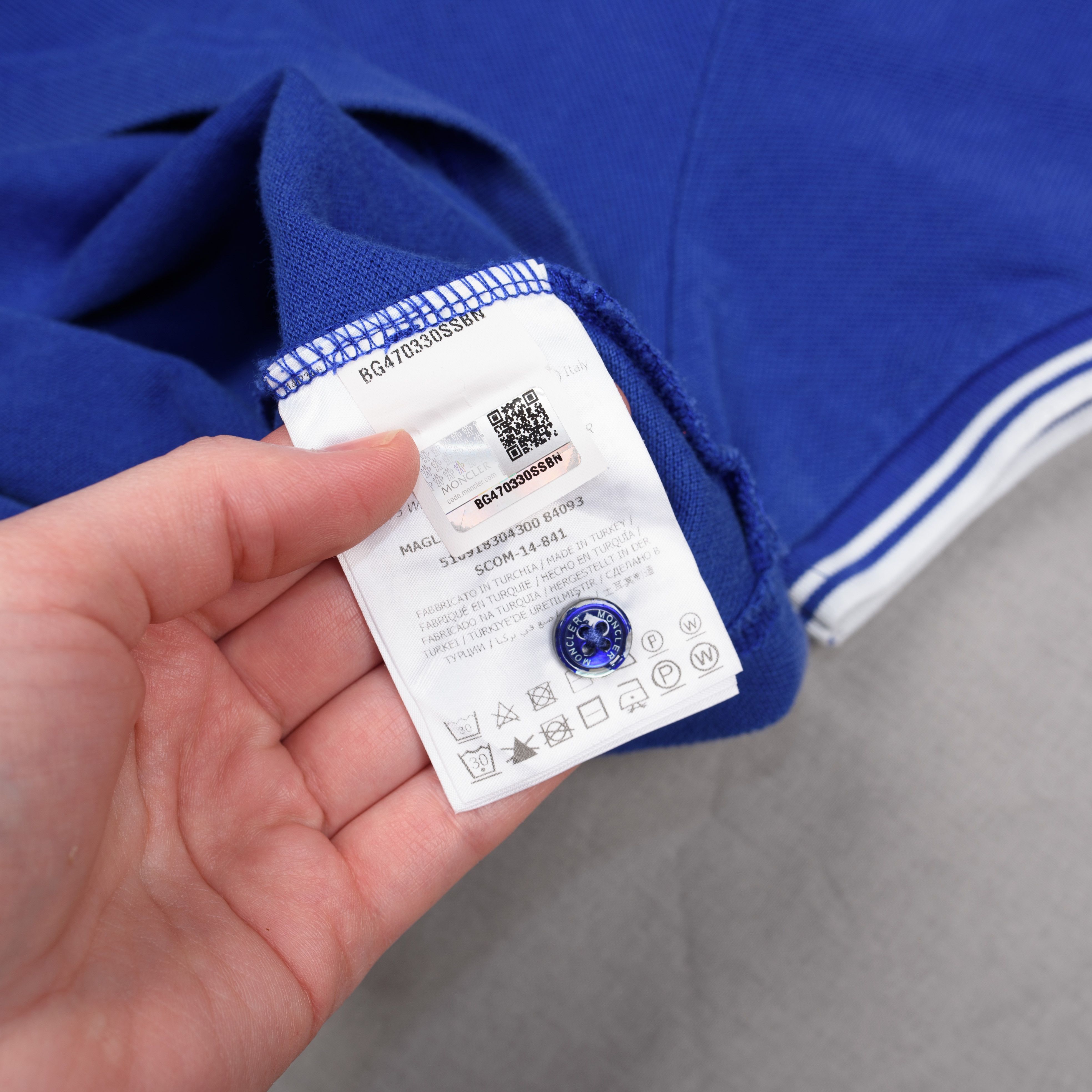 Moncler Moncler Maglia Polo Manica Corta Size US L / EU 52-54 / 3 - 6 Thumbnail