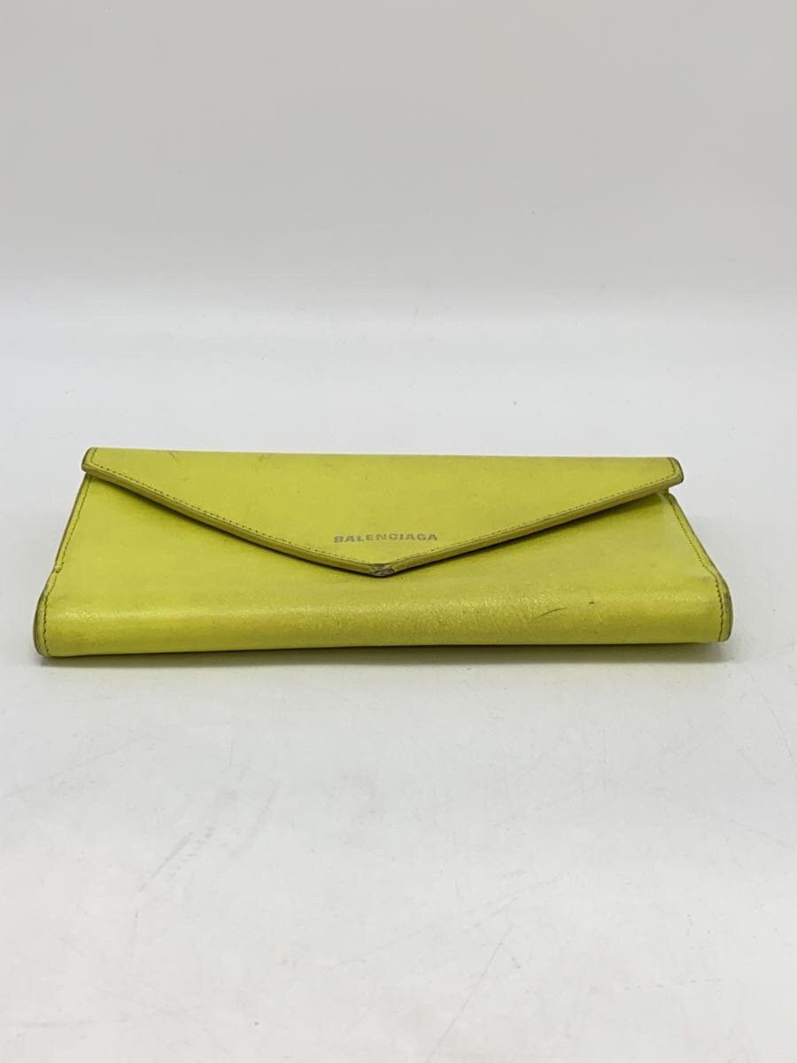 Balenciaga Balenciaga Leather Long Wallet Yellow Size ONE SIZE - 9 Thumbnail