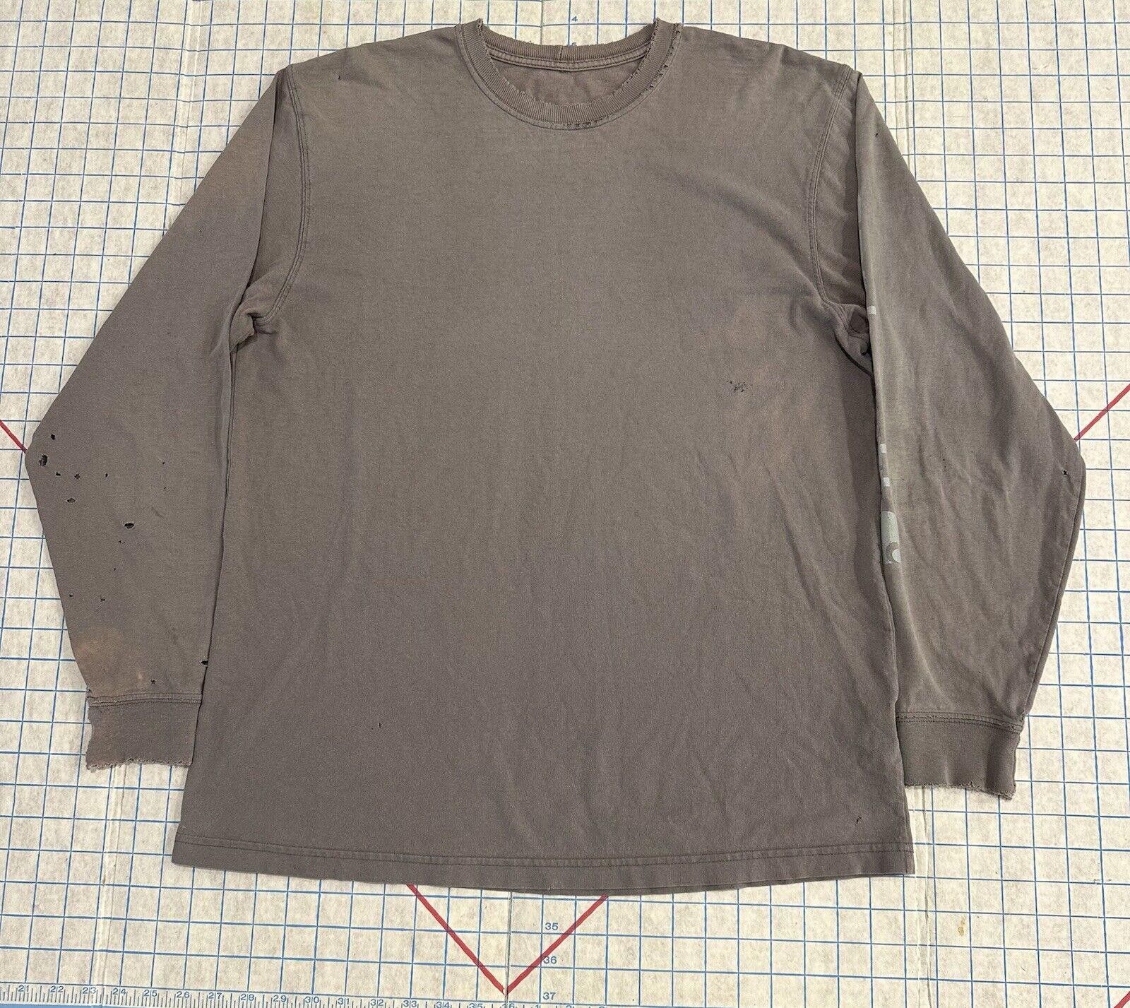 Carhartt Carhartt Shirt Long Sleeve Distressed Thrashed Grey 22x28 Size US L / EU 52-54 / 3 - 1 Thumbnail