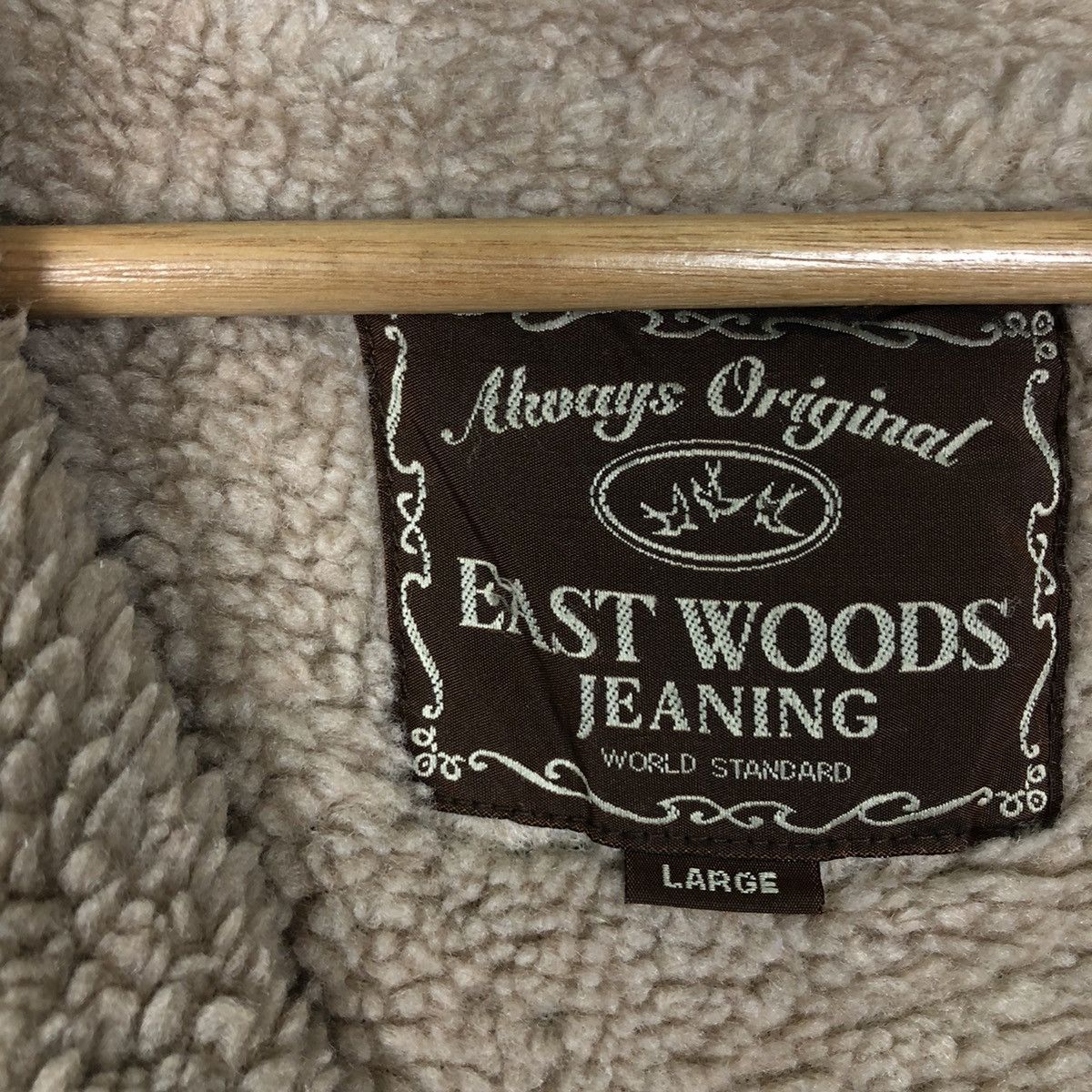 Japanese Brand 🔥90’s RARE EAST WOODS JEANING VELVET JACKET MINK FUR LINING Size US L / EU 52-54 / 3 - 12 Thumbnail
