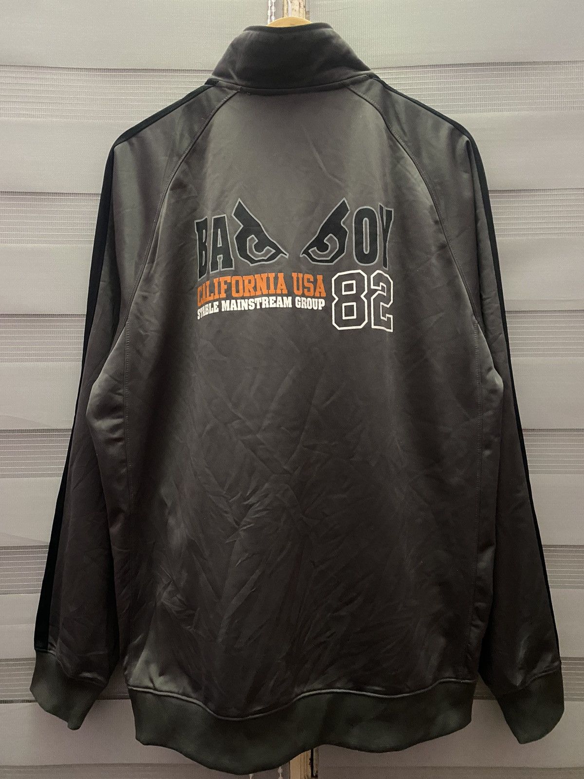 Band Tees 2000s Bad Boy USA Track Top Rap Zipper Jacket Size US L / EU 52-54 / 3 - 1 Thumbnail