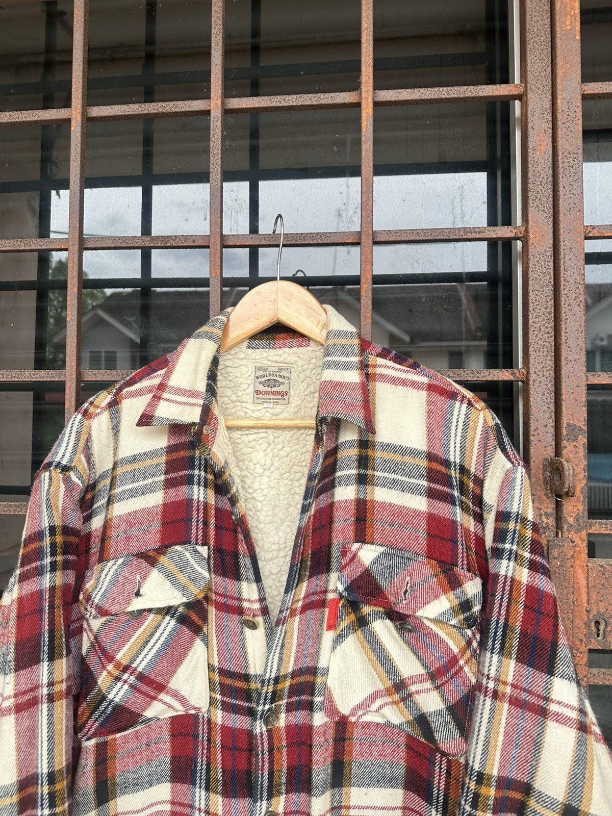 Vintage 👹Downing Fleece Lined Flannel Jacket Size US XL / EU 56 / 4 - 5 Thumbnail