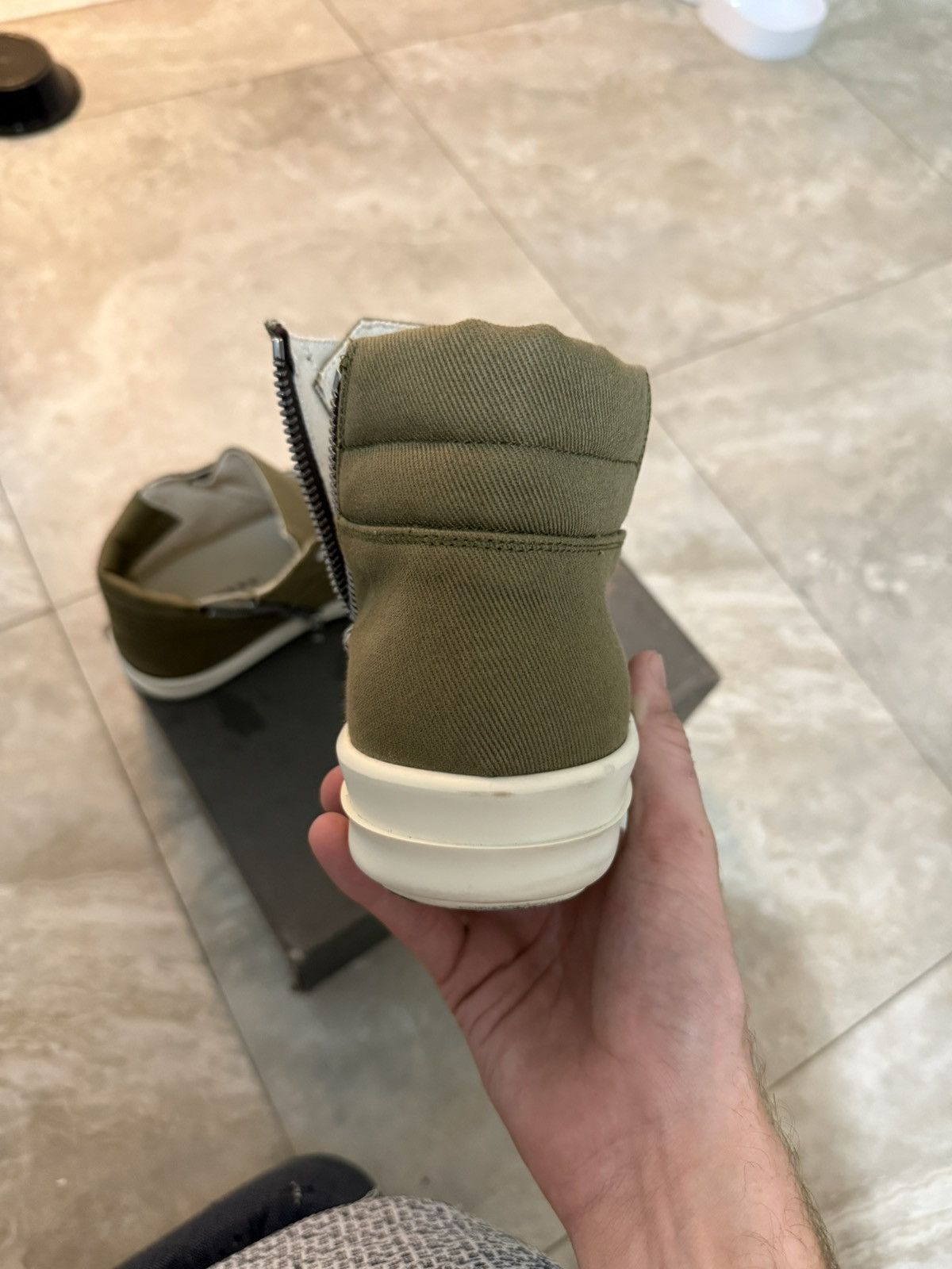 Rick Owens Island Dunk Rick Owen’s Mid Top Size US 11 / EU 44 - 6 Thumbnail