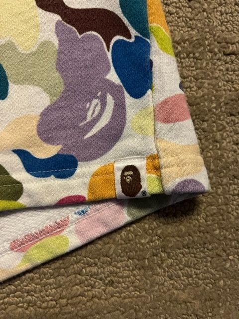 Bape Multi Camo Shark Sweat Shorts Size US 32 / EU 48 - 3 Thumbnail