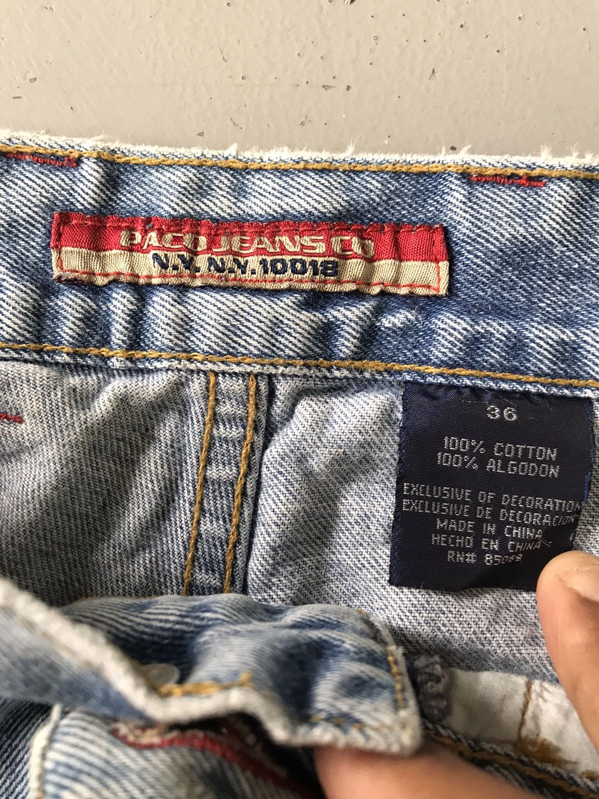 Vintage PACO DENIM JORTS Size US 36 / EU 52 - 12 Thumbnail