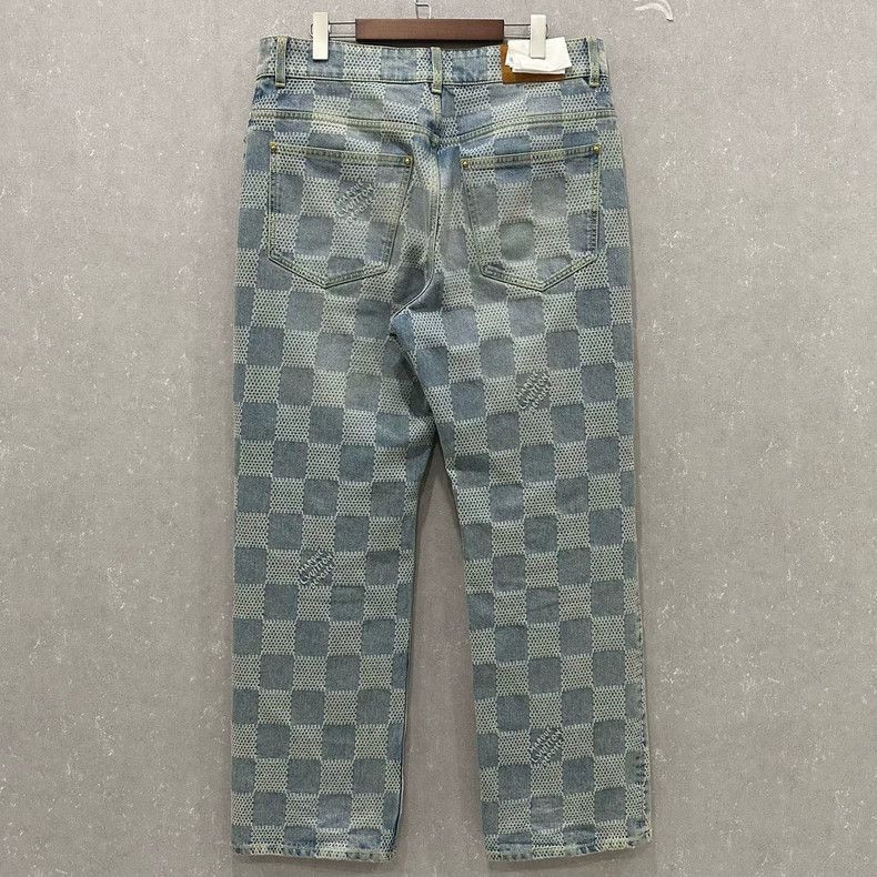 Louis Vuitton Louis Vuitton Checker Jeans 2505-Nextarrow Size US 36 / EU 52 - 2 Thumbnail