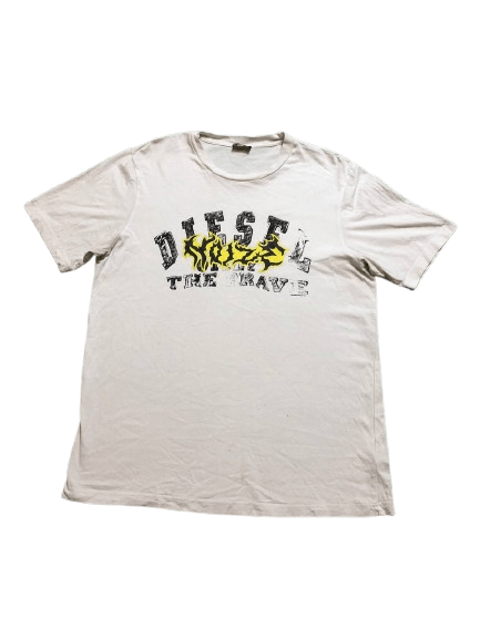 Diesel Vintage Diesel Big Y2K Logo Short Sleeve T-Shirt Size L Size US L / EU 52-54 / 3 - 1 Thumbnail