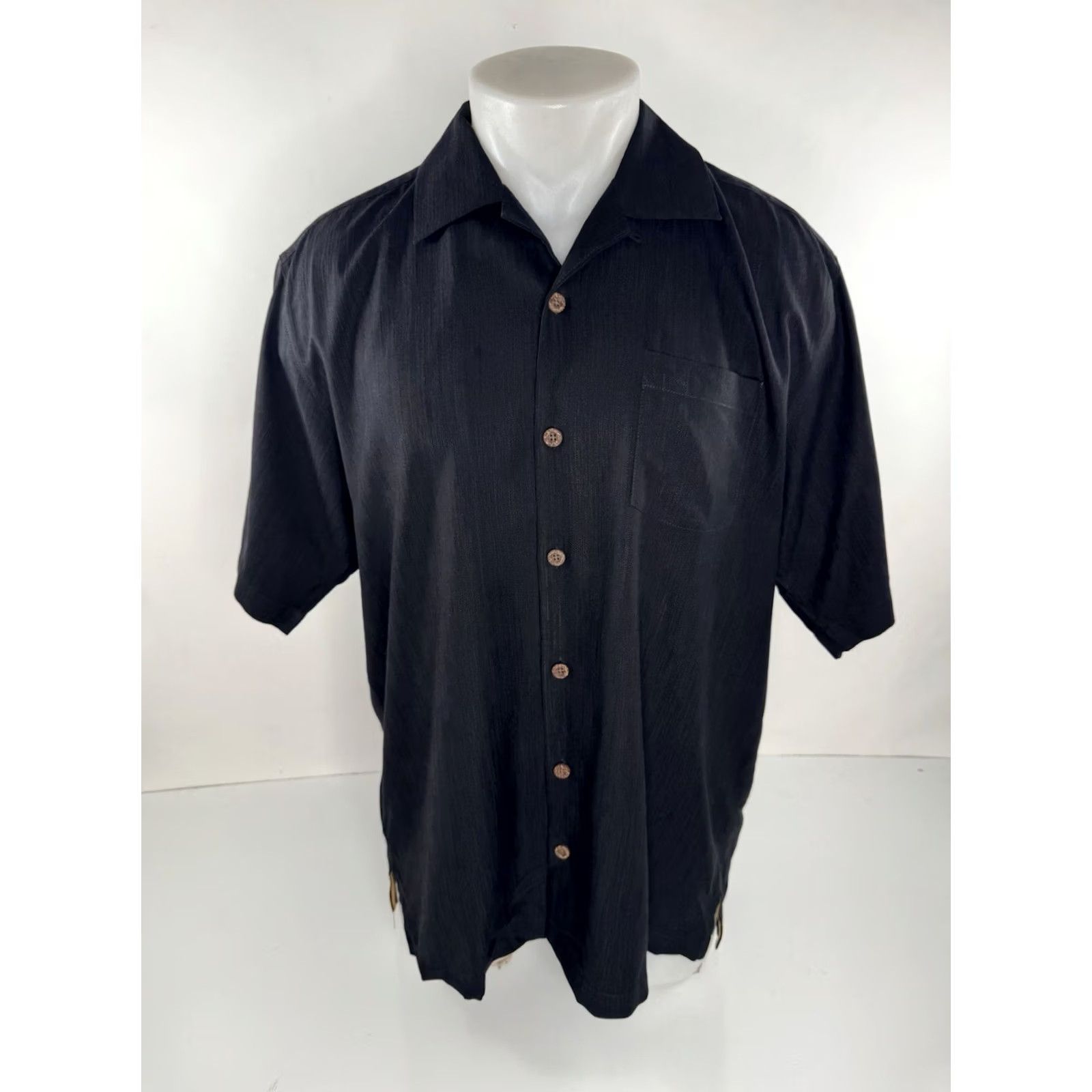 Tommy Bahama TOMMY BAHAMA THIRD & LONG Island Ice Tea FOOTBALL Embroidered M Shirt Black Mens Size US M / EU 48-50 / 2 - 3 Thumbnail