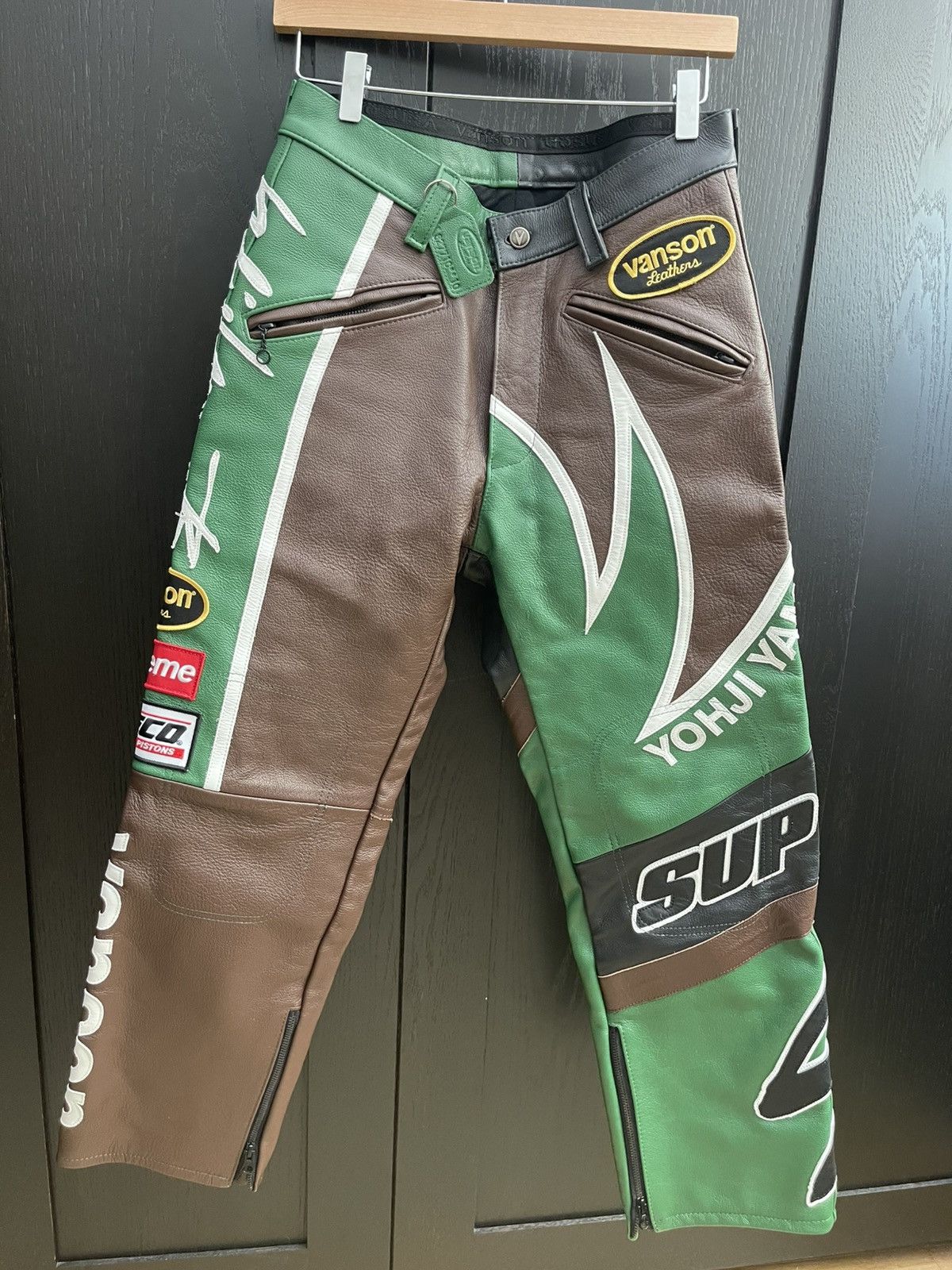 Supreme × Yohji Yamamoto Vanson Leather Pants Size US 30 / EU 46 - 1 Thumbnail