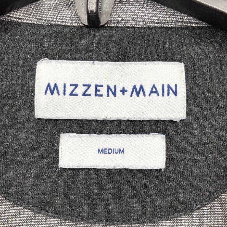 Mizzen+Main Mizzen + Main Wooster Quarter Zip Sweatshirt Mens Medium Dark Gray Preppy Golf Regular Size Zip Pullover 1/4 Zip Classic Comfort Trendy Sportswear Size US M / EU 48-50 / 2 - 4 Thumbnail