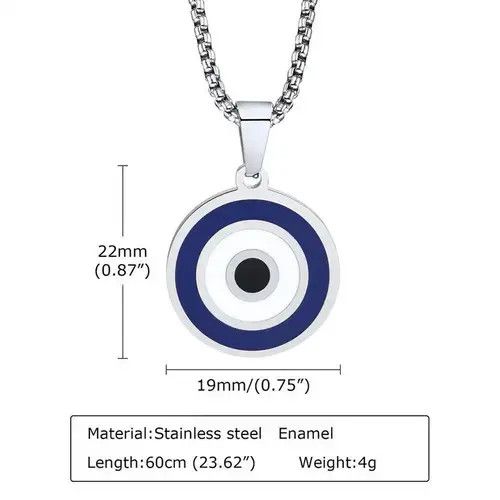 Jewelry Vnox Casual Necklace Size ONE SIZE - 3 Thumbnail