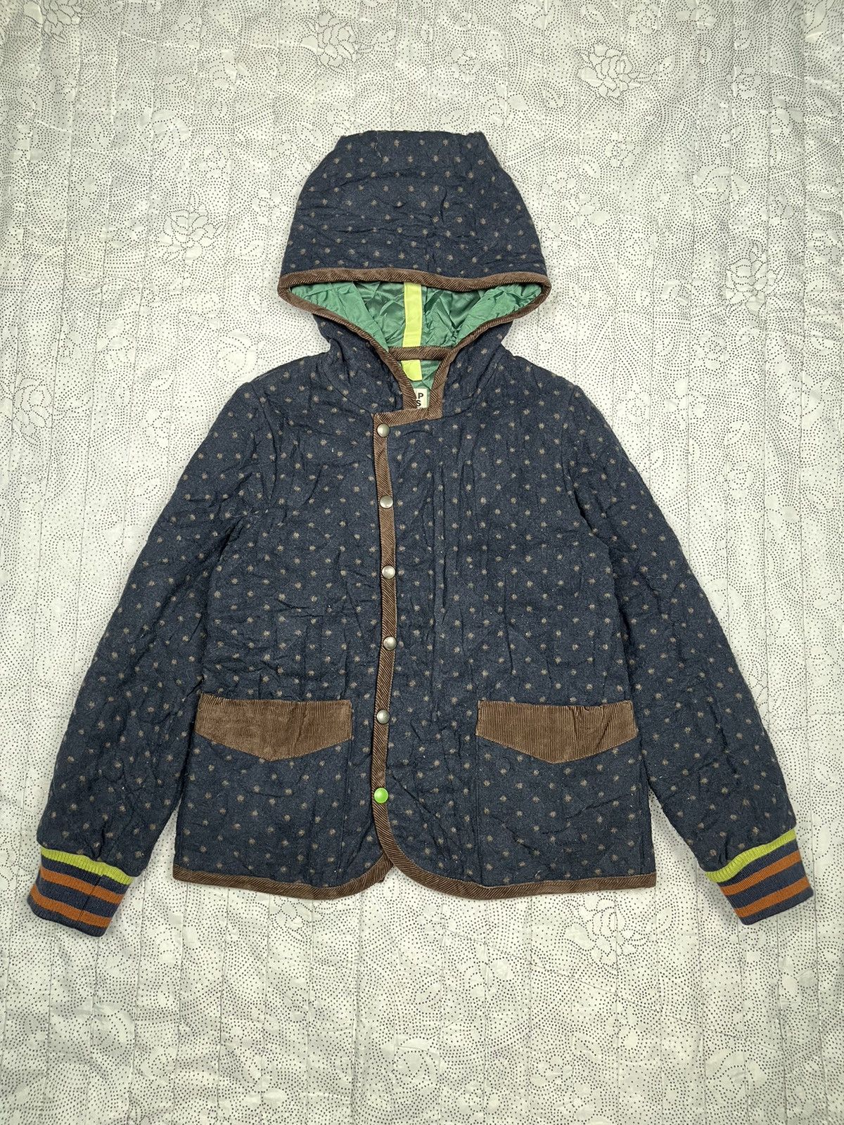 Frapbois Frapbois By Issey Miyake Polkadot Woll Jacket Size US S / EU 44-46 / 1 - 1 Thumbnail