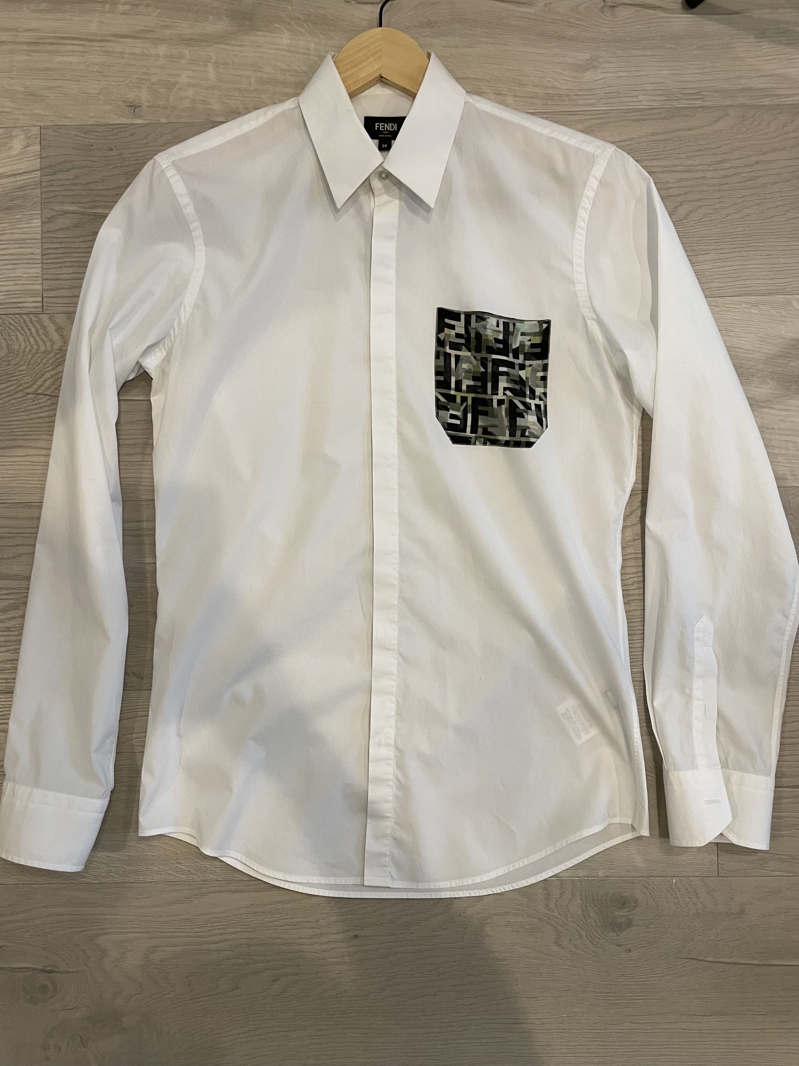 image of Fendi Shirt in White, Men's (Size Small)