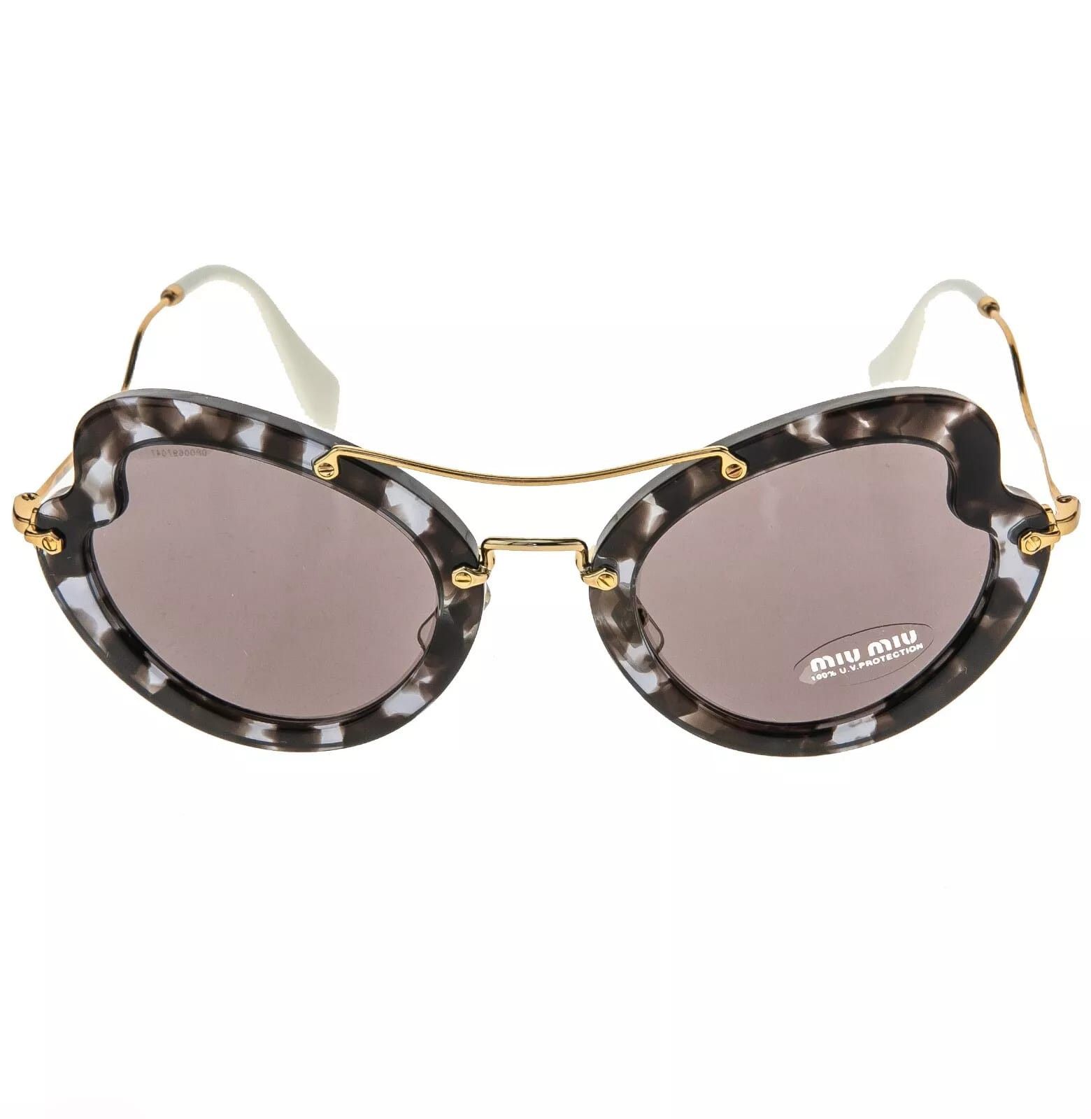 Miu Miu MIU MIU SCENIQUE Butterfly 11R Designer Sunglasses MU11RS Size ONE SIZE - 10 Thumbnail