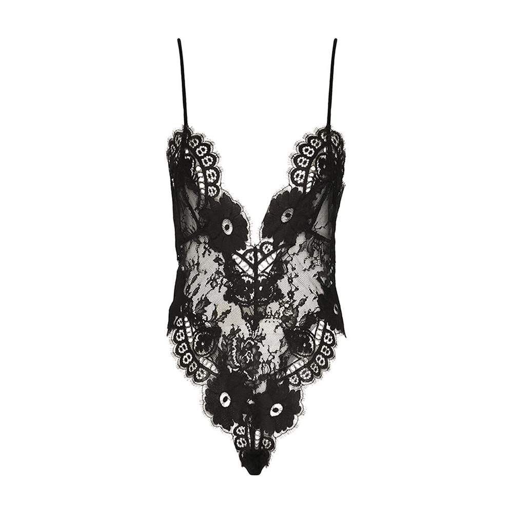 Zimmermann oc11z0725 Illustration Lace Bodysuit in Black Size XS / US 0-2 / IT 36-38 - 1 Thumbnail