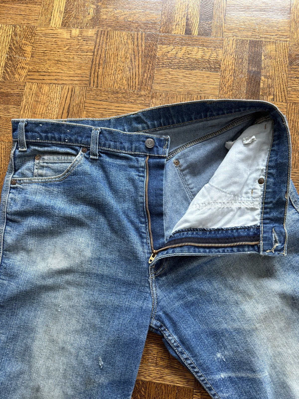 Levi's Vintage 70s Levi's Flared Movin' On Denim Jeans Size US 36 / EU 52 - 8 Thumbnail