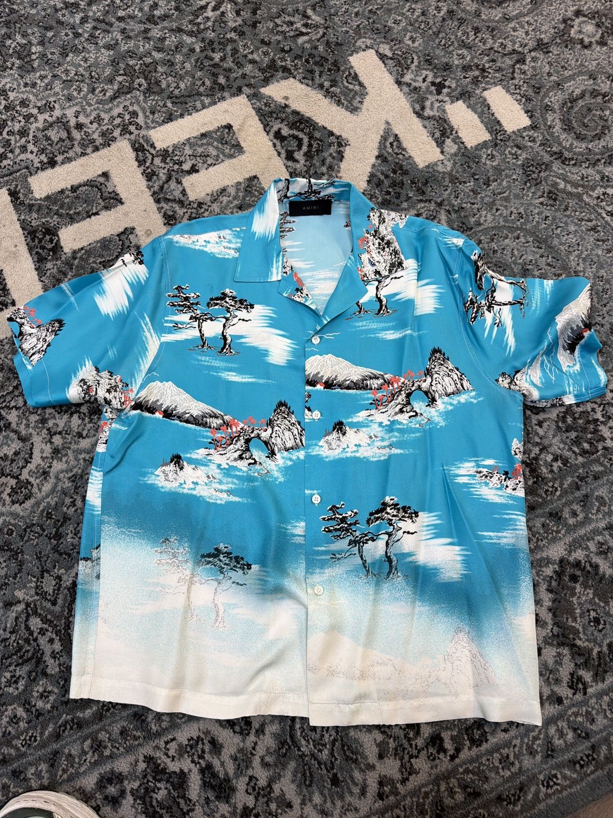 Amiri Amiri mt Fuji button down shirt Size US XL / EU 56 / 4 - 1 Thumbnail