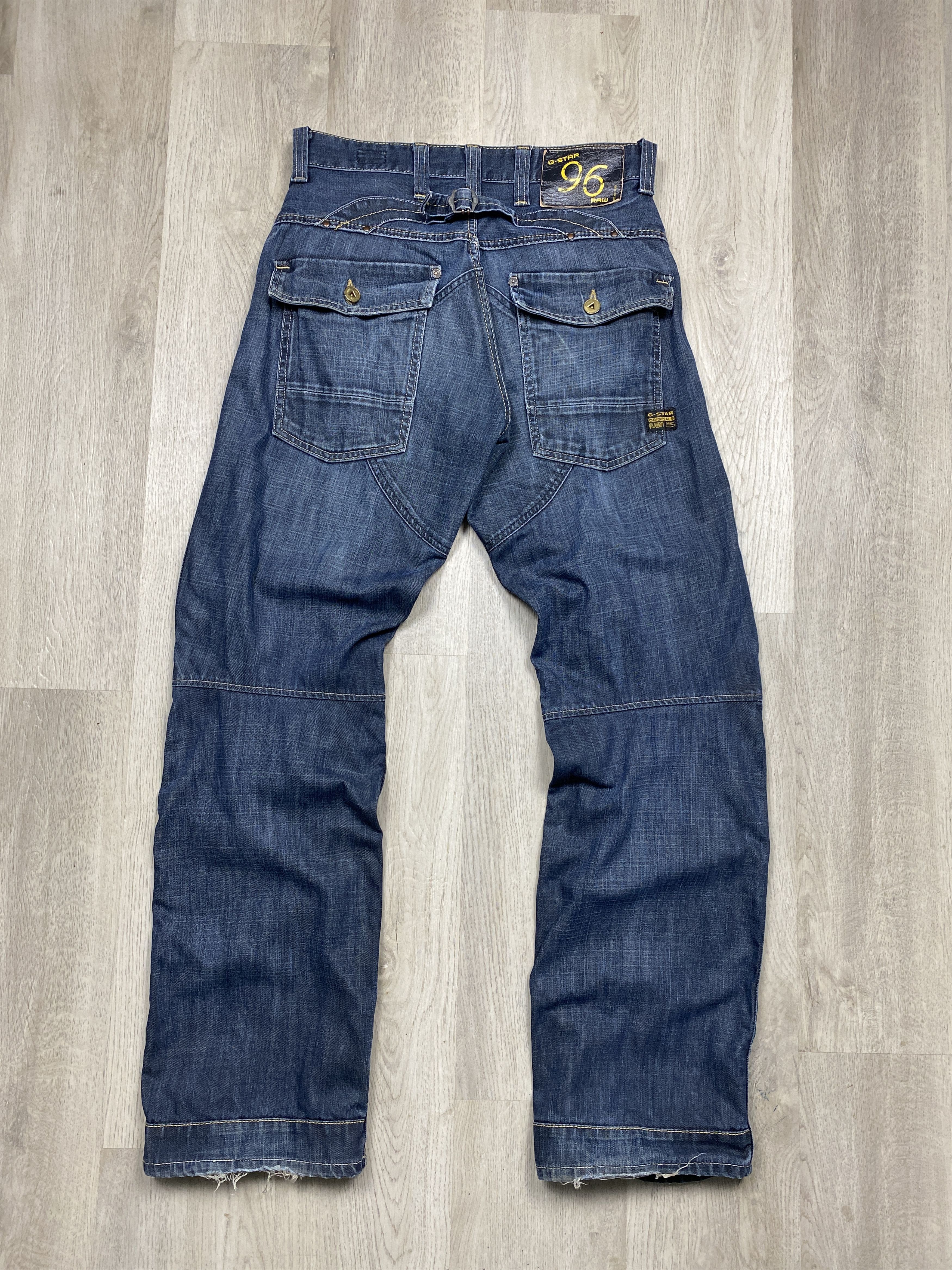 G-Star G Star Raw Vintage Mens Denim Pants Double Knee Jeans Size US 33 - 7 Thumbnail