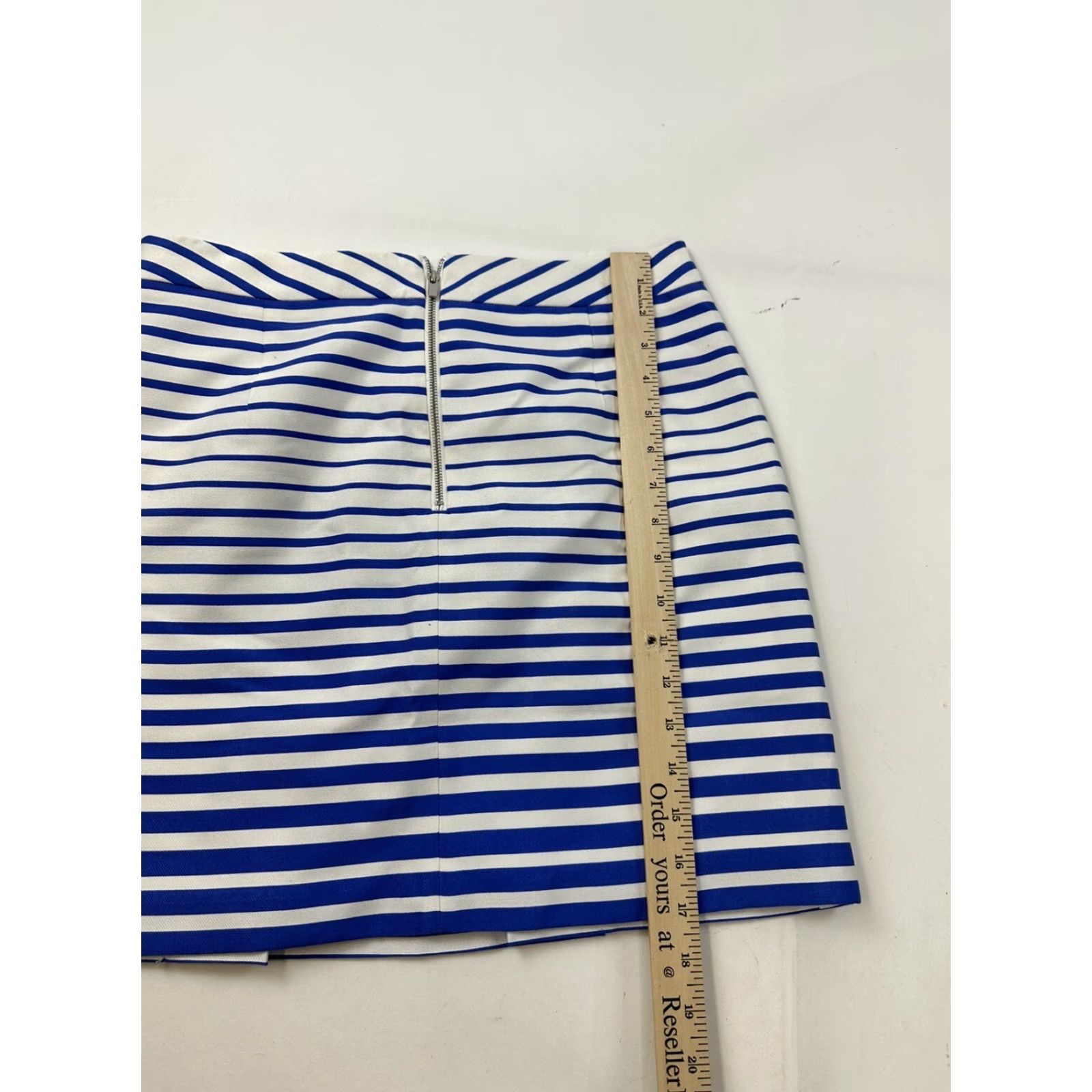 Banana Republic VINTAGE Banana Republic Skirt Women’s 4 Striped Pencil Mini NWT Size 27" / US 4 / IT 40 - 4 Thumbnail
