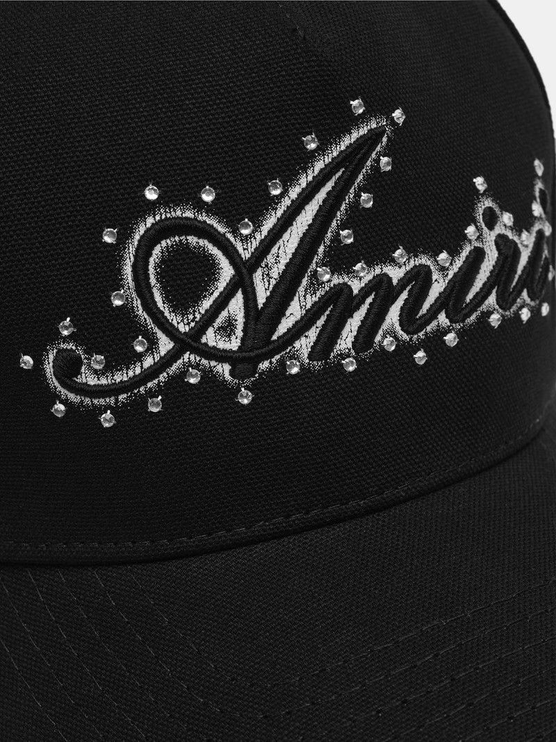Amiri o1s1wg110326 Size: OS / Crystal Hat / Cap in Black Size ONE SIZE - 4 Thumbnail