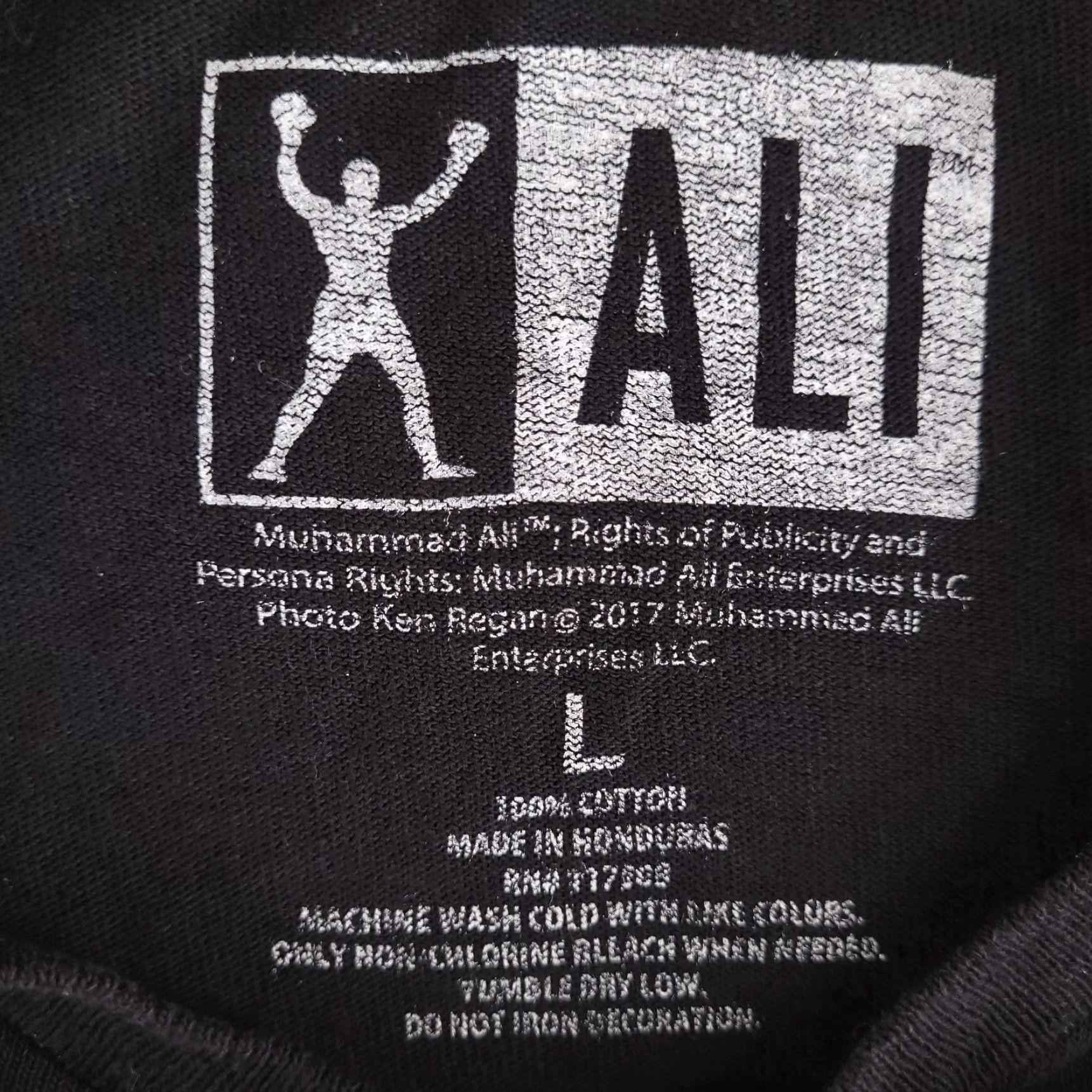 Vintage Muhammed Ali T Shirt Mens Large Black Short Sleeve Crewneck Goat Graphic Size US L / EU 52-54 / 3 - 3 Thumbnail