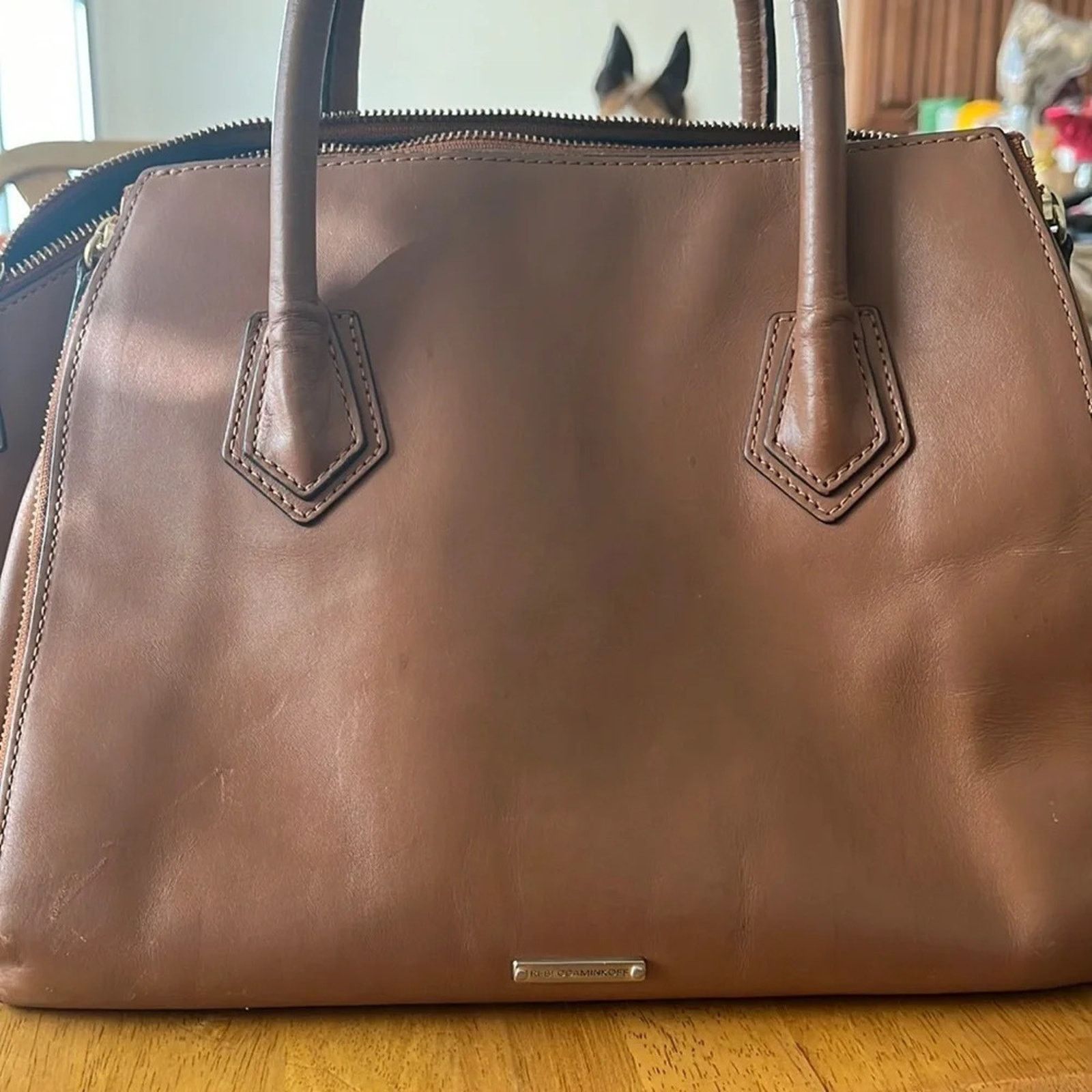 Rebecca Minkoff Rebecca Minkoff Perry Satchel in Butter Rum Size ONE SIZE - 2 Thumbnail
