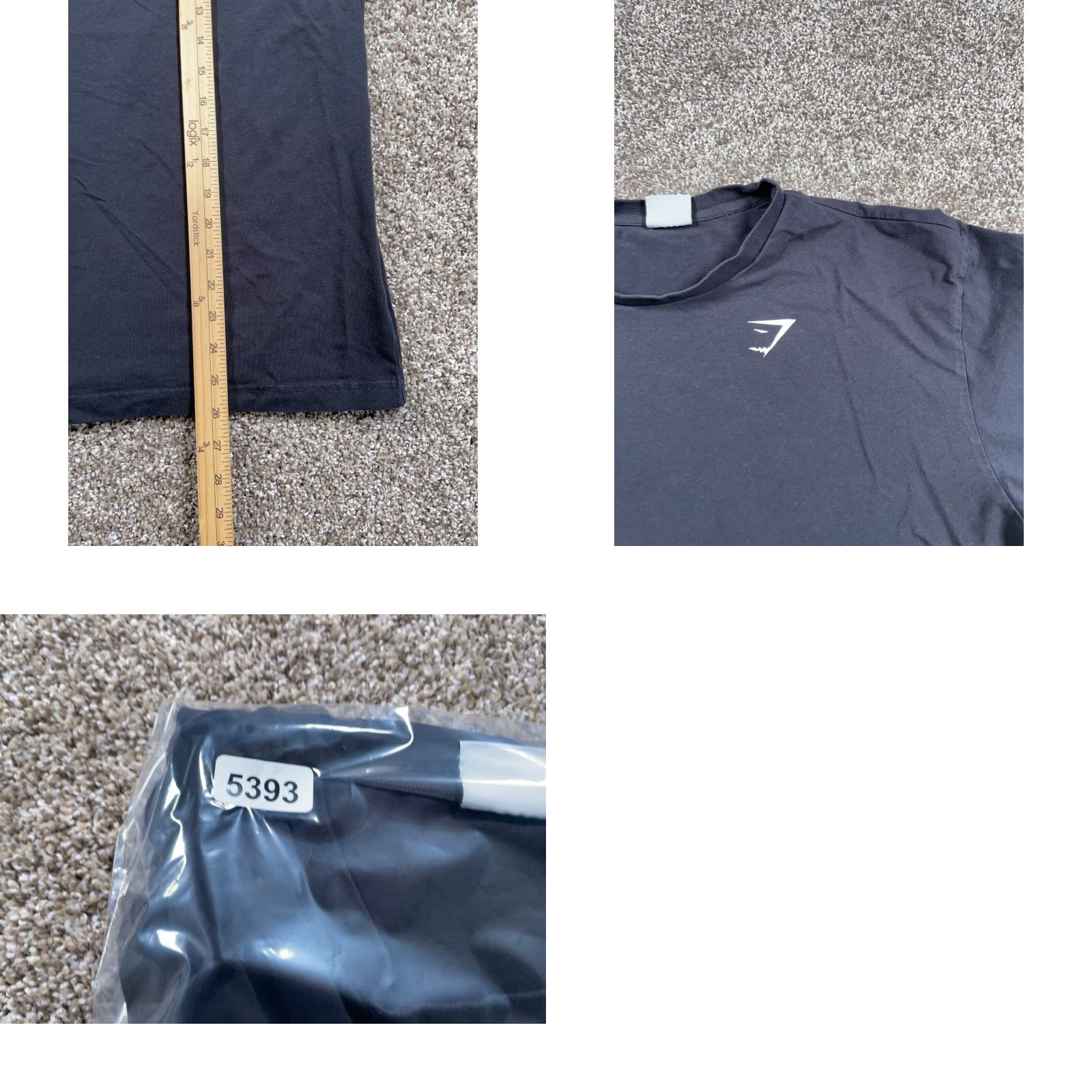 Gymshark Gymshark T-Shirt Adult Large Black Logo Cotton Blend Activewear Mens Size US L / EU 52-54 / 3 - 8 Thumbnail
