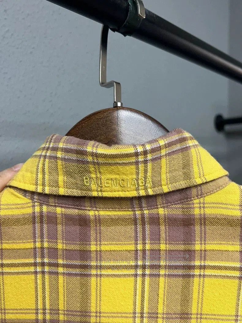 Balenciaga Balenciaga Double-Faced Flannel Cotton Shirt. Size US XS / EU 42 / 0 - 3 Thumbnail