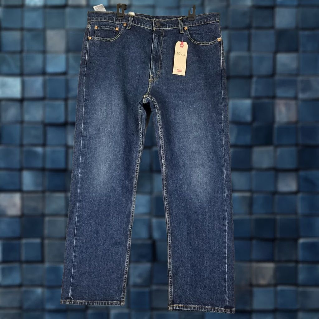 Levi's Levi's 505 Jeans Men 40X30 Denim Regular Fit Straight Jeans Blue 90s Cowboy Preppy Brand Levi's Mens Size US 40 / EU 56 - 1 Thumbnail