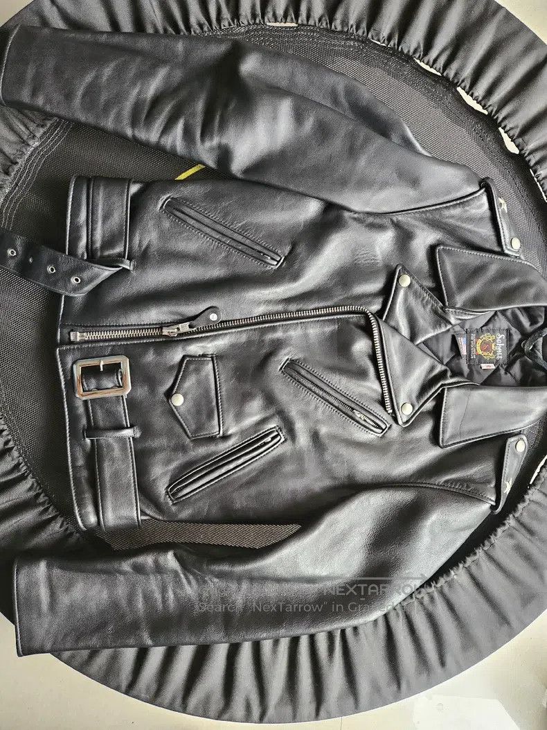 Schott Schott American 613 leather jacket Size US S / EU 44-46 / 1 - 1 Thumbnail