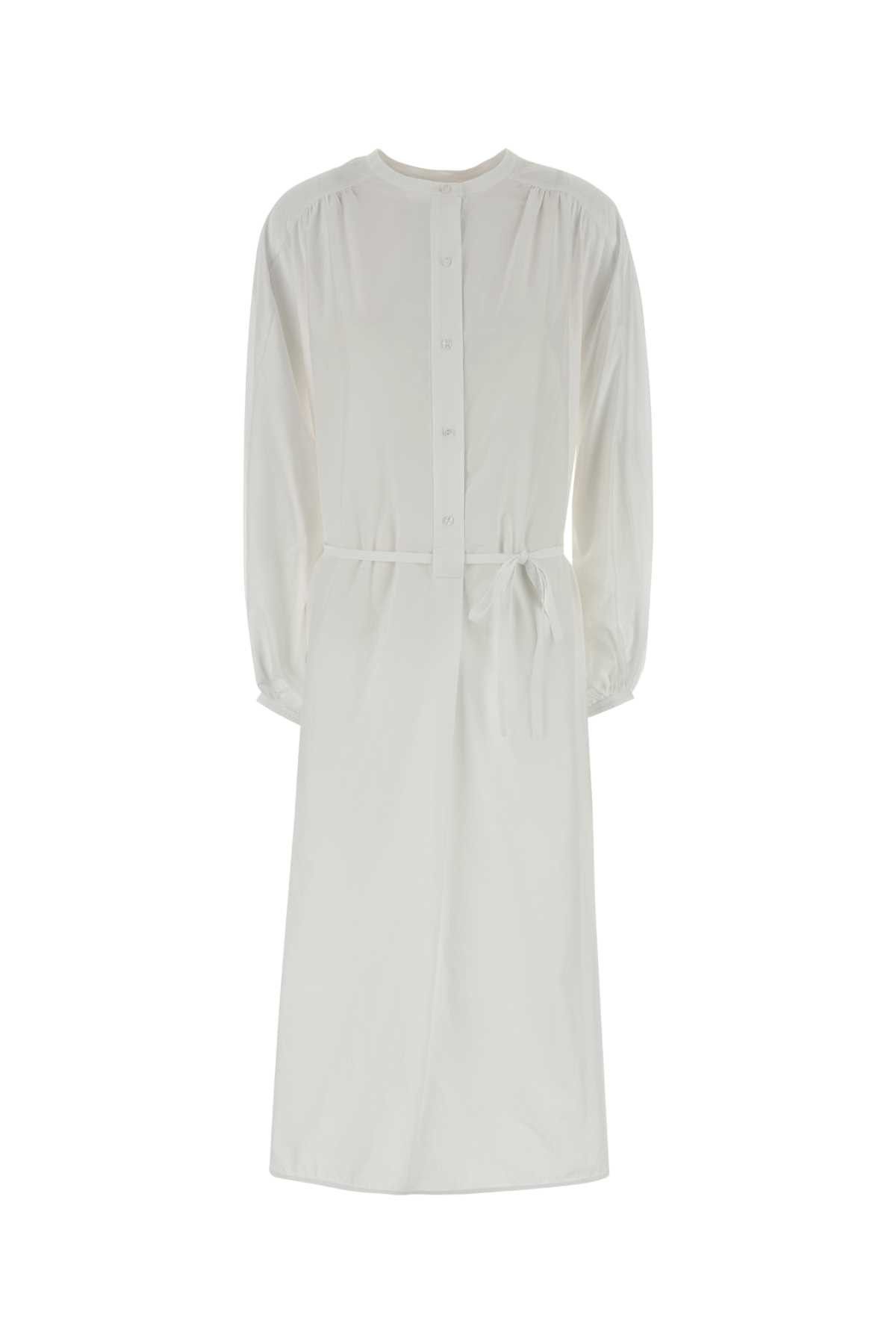 Loulou de Saison White Poplin Vitti Shirt Dress Size XS / US 0-2 / IT 36-38 - 1 Thumbnail