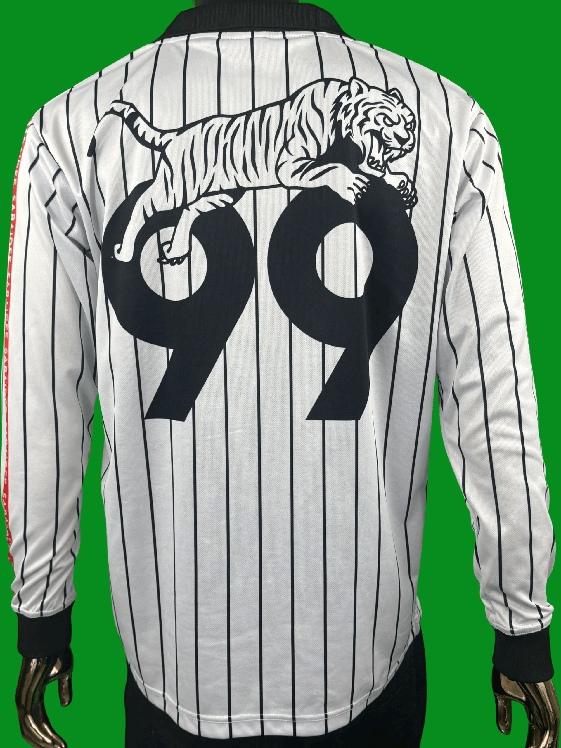 Other VTG Lads “Sabaidee” Striped Long-Sleeve Jersey Shirt #99 Size US L / EU 52-54 / 3 - 7 Thumbnail