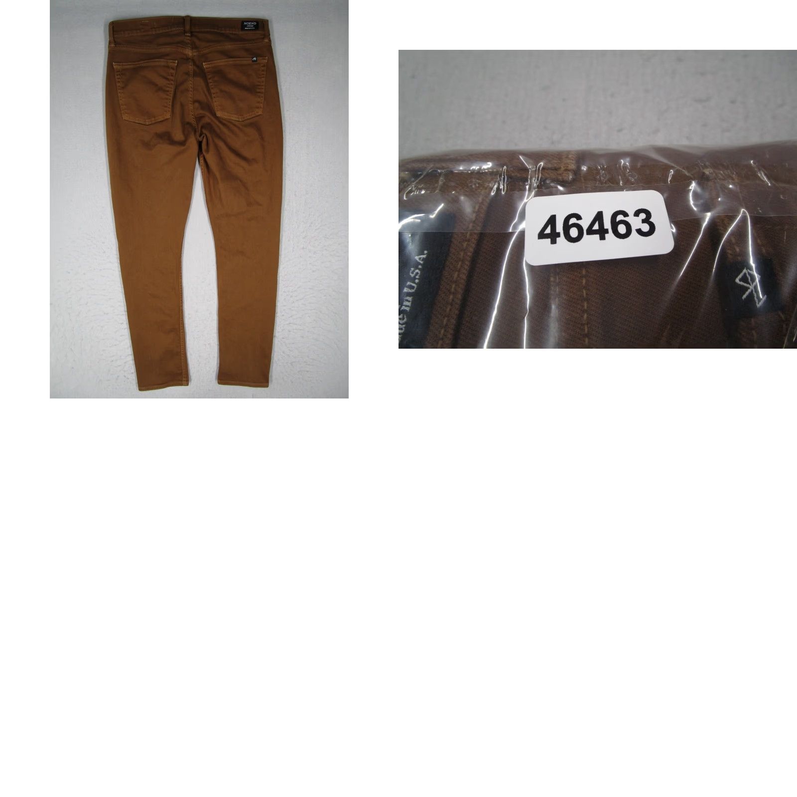 Denime VINTAGE Noend Mens Jeans Skinny Denim 34 Brown Cotton Blend Made in USA 30in Inseam Size US 34 / EU 50 - 8 Thumbnail