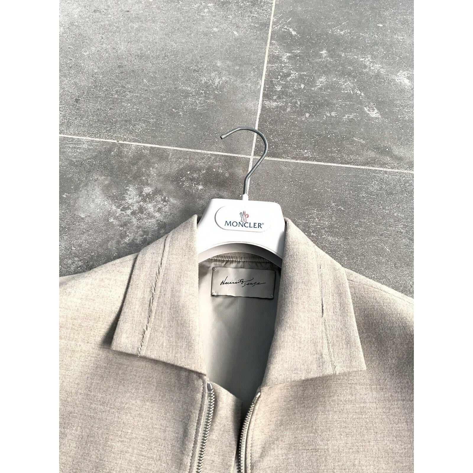 Designer × Japanese Brand × NE.SENSE NE.SENSE NECESSITY SENSE Tweed Wool Chore Bomber Jacket SZ S Size US S / EU 44-46 / 1 - 6 Thumbnail