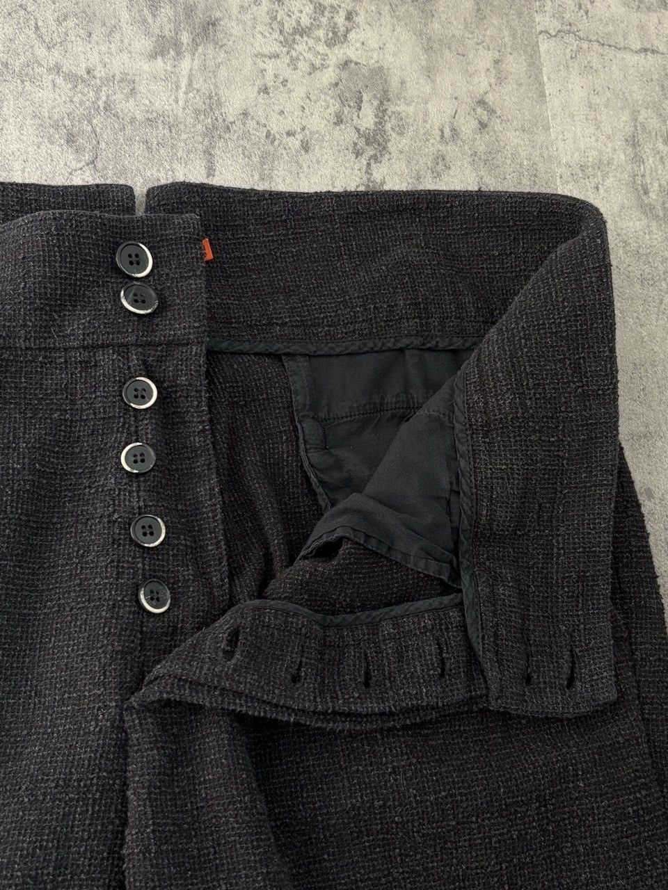 Barena Venezia Barena Venezia Wool Old Money Style Black Straight Pants Size US 34 / EU 50 - 8 Thumbnail