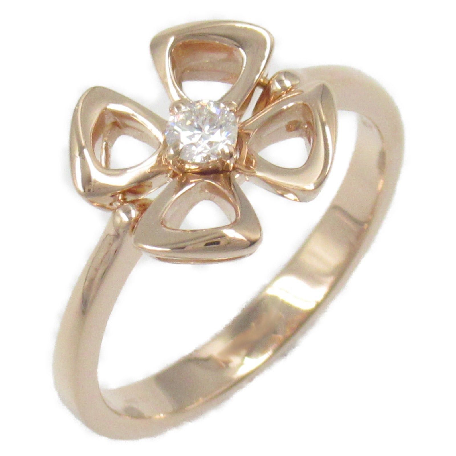 Bvlgari Fiorever Ring 1Pd K18Pg (Pink Gold) Diamond Clear