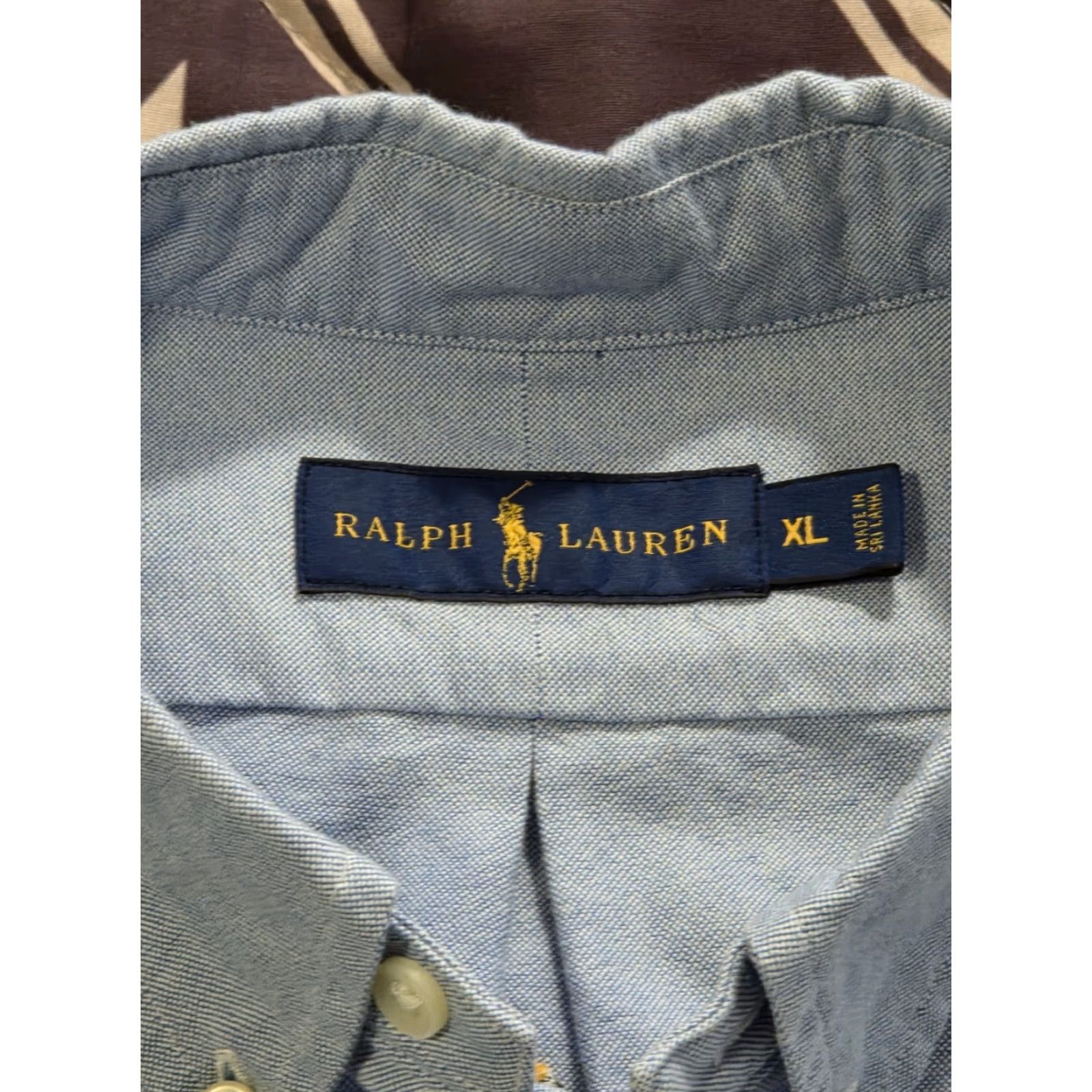 Ralph Lauren Ralph Lauren Oxford Button-Down Shirt All Over Nautical Embroidered Blue Mens XL Size US XL / EU 56 / 4 - 5 Thumbnail