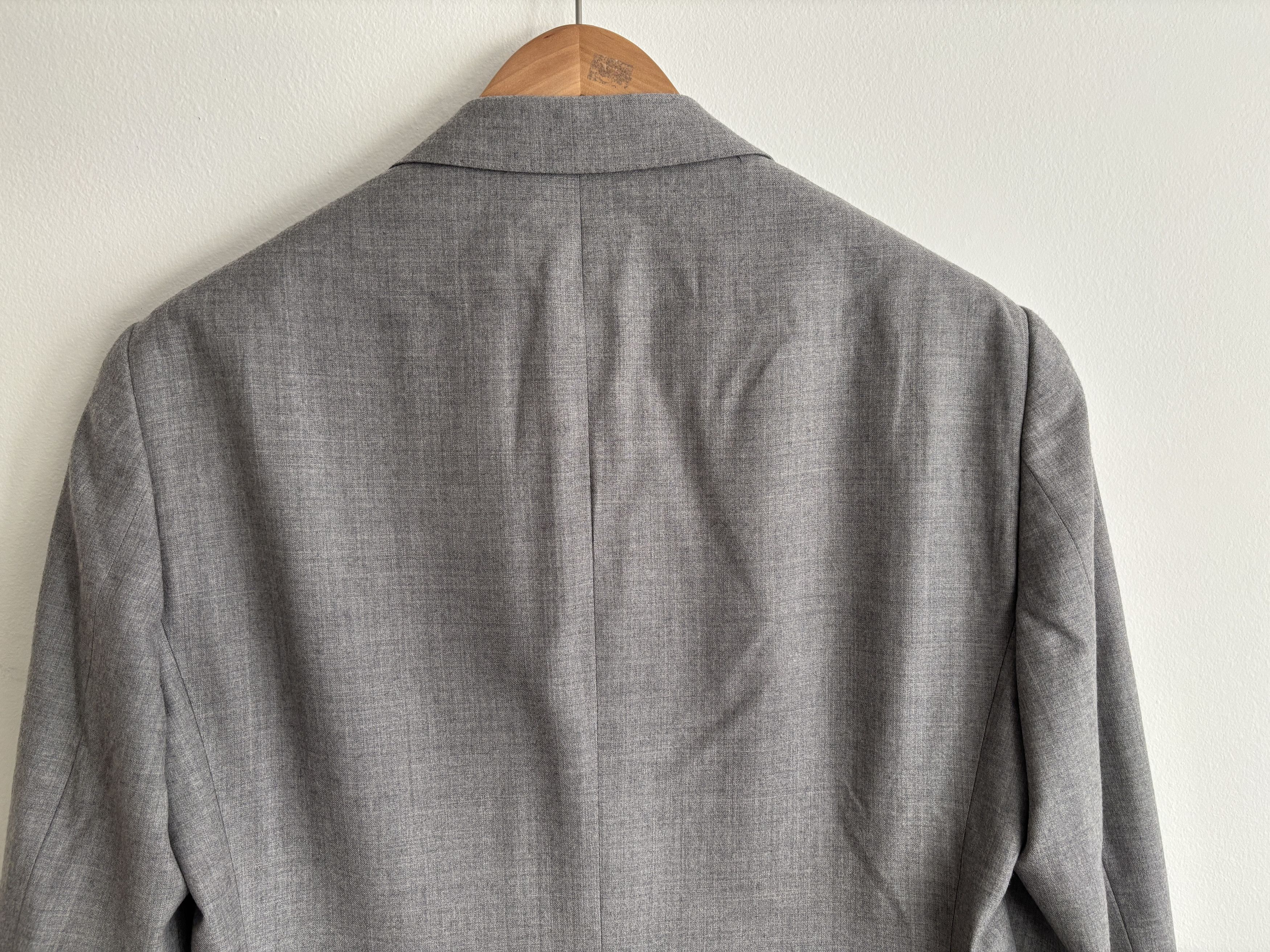 Ralph Lauren Purple Label $2900 NEW Grey Wool Unfinished Sport Coat / Blazer 40-42 Size 42R - 12 Thumbnail