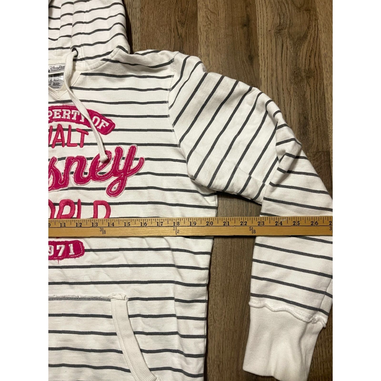 Disney Disney Hoodie Womens L White Black Striped Walt Disney World Disney Hoodie Womens L White Black Striped Walt Disney World Disney Size L / US 10 / IT 46 - 6 Thumbnail