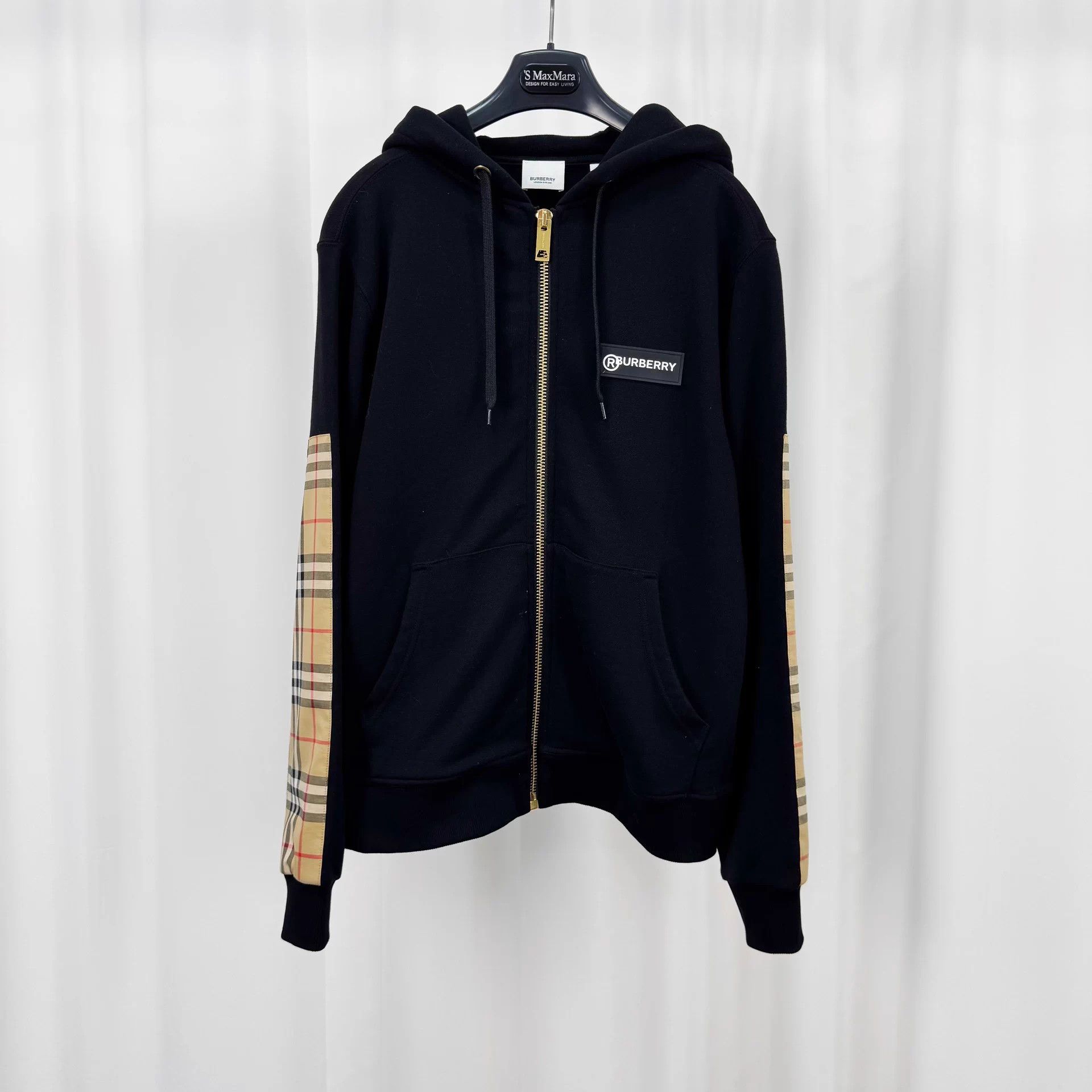 Burberry Burberry Check Logo Badge Zip Jacket XS 99 New Size US XS / EU 42 / 0 - 1 Thumbnail