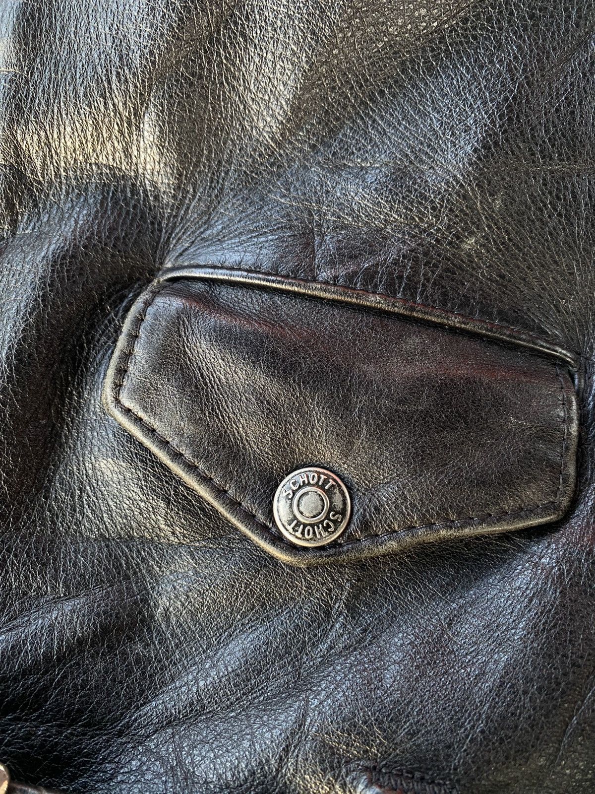 Schott Schott 626 One Star Leather Jacket Size US L / EU 52-54 / 3 - 10 Thumbnail