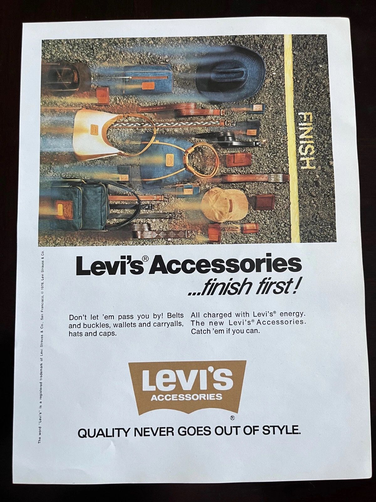 Levi's 1970s Vintage Levi's Orange Tab Corduroy Hat Leather Basebal Size ONE SIZE - 2 Thumbnail