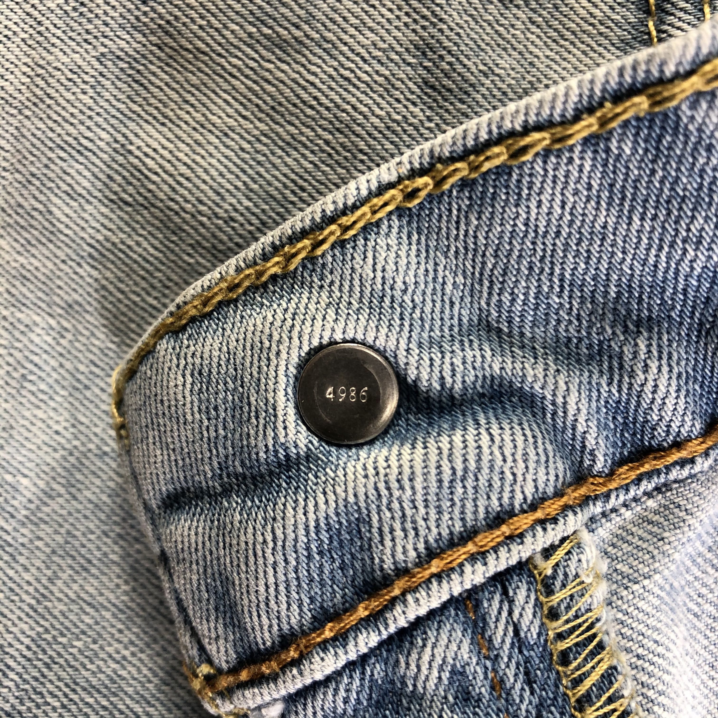 Levi's Vintage Light Wash Levis 527 Jeans-J3523 Size US 31 - 8 Thumbnail