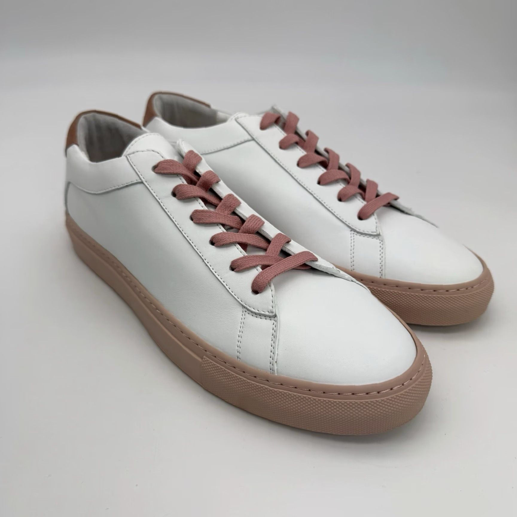 Koio KOIO Capri Low Top Sneakers Men's Size 13 US / 46 EU White Leather Athletic Size US L / EU 52-54 / 3 - 2 Thumbnail