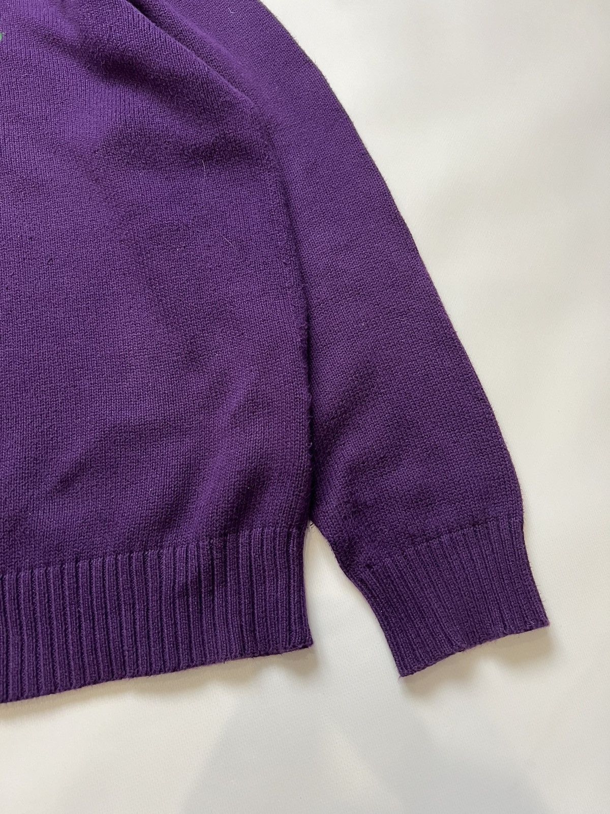 Polo Ralph Lauren Vintage Polo Ralph Lauren 1/4 Zip Sweater Purple Large Size US L / EU 52-54 / 3 - 2 Thumbnail
