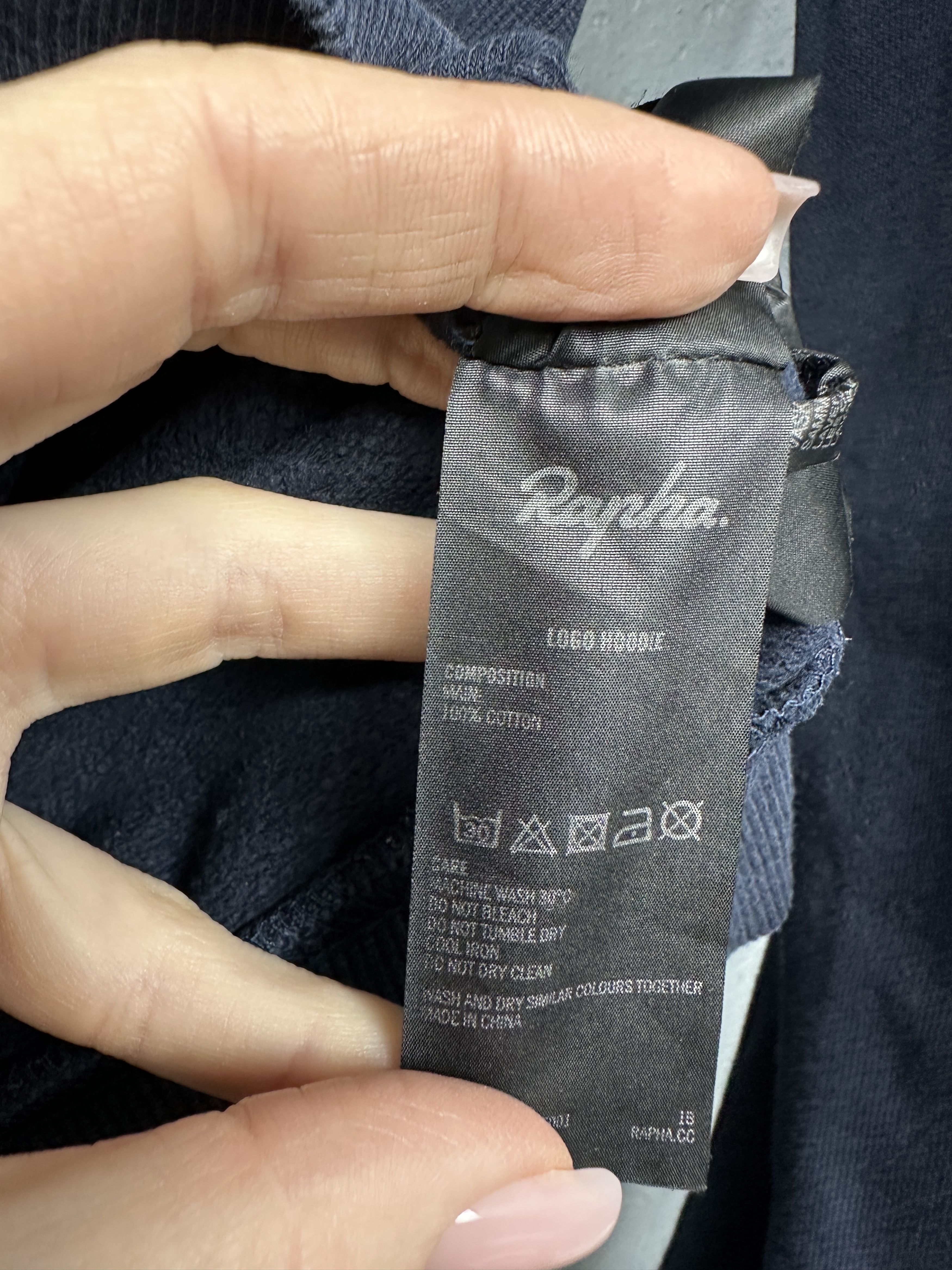 Rapha Rapha Mens Logo Cycling Zip Hoodie Size US XL / EU 56 / 4 - 8 Thumbnail