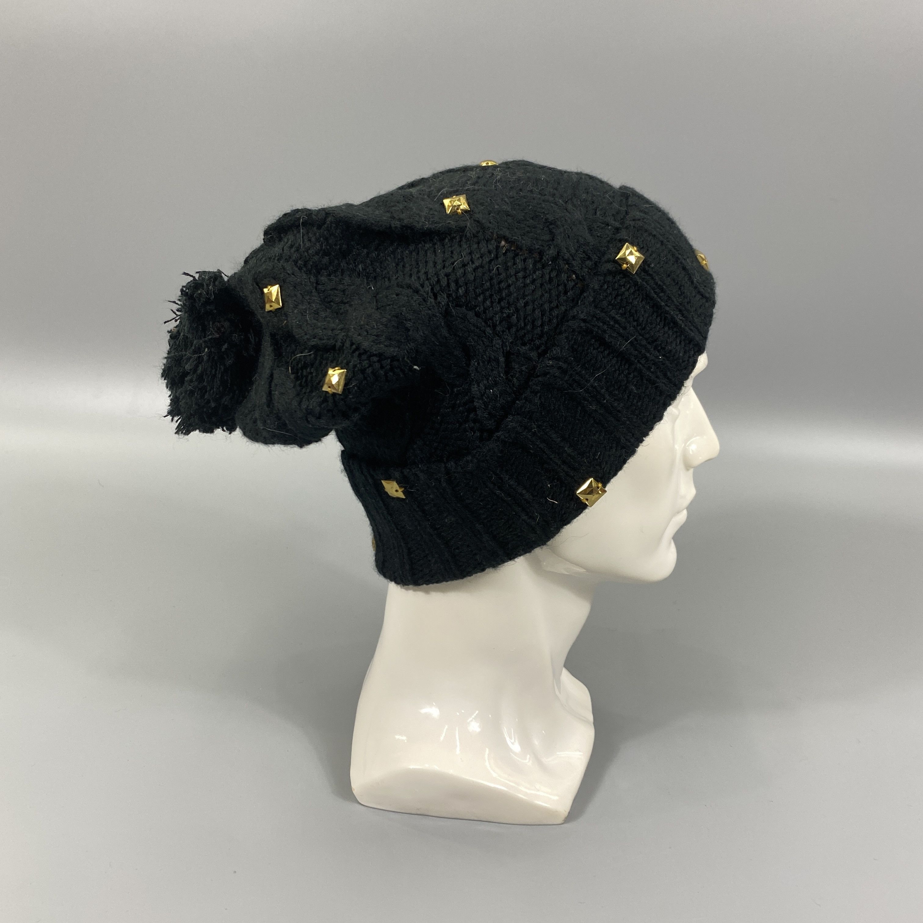 Japanese Brand Beanie Hat Snow Cap Hs2 Pom Pom-BN783 Size ONE SIZE - 4 Thumbnail