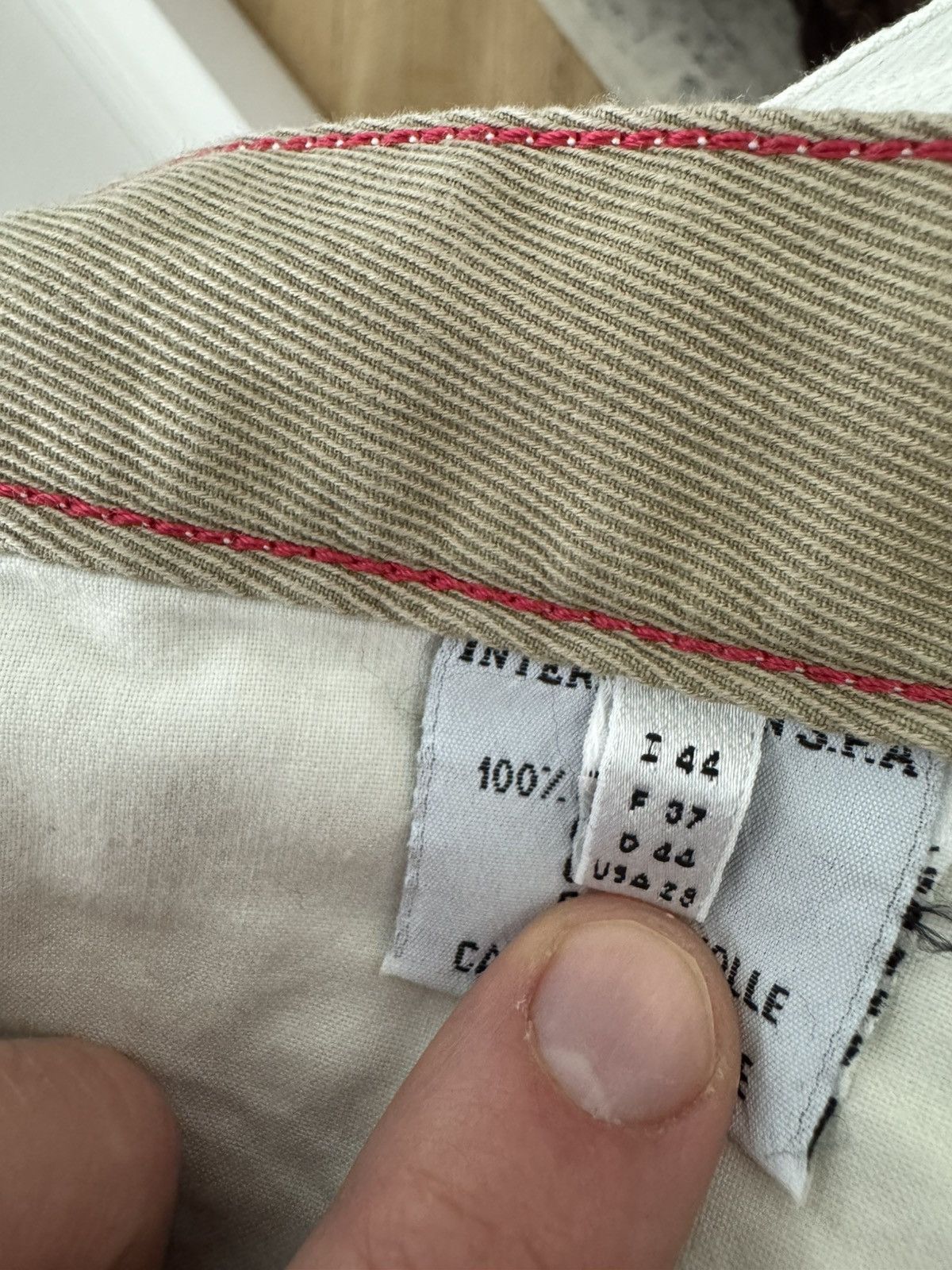 Marithe + Francois Girbaud Marithé + François Girbaud White Pants Archive Rare Vintage Size US 29 - 4 Thumbnail