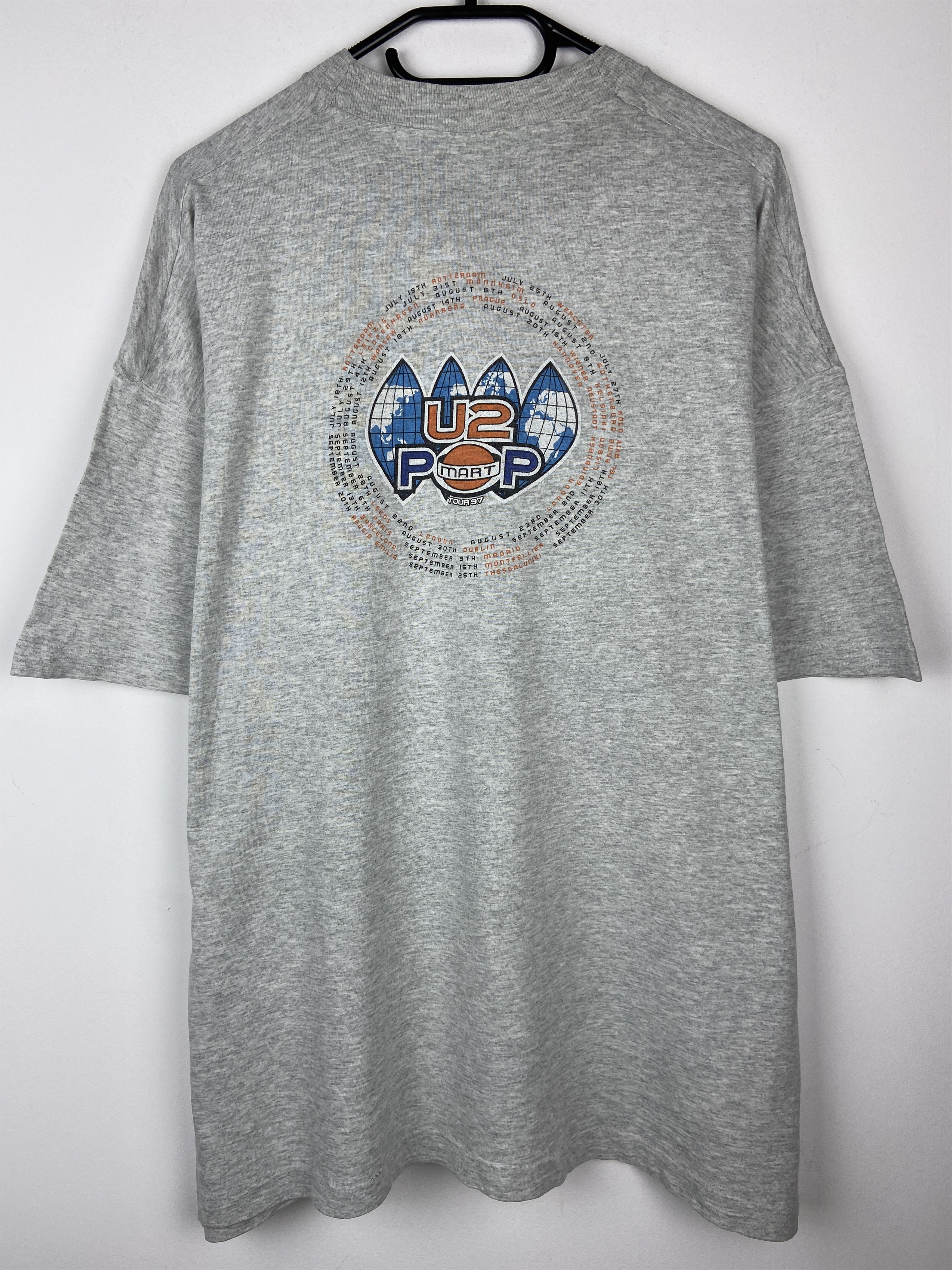 Band Tees 90s Vintage U2 Pop Rock Band Graphic T Shirt Tee Size US XL / EU 56 / 4 - 2 Thumbnail
