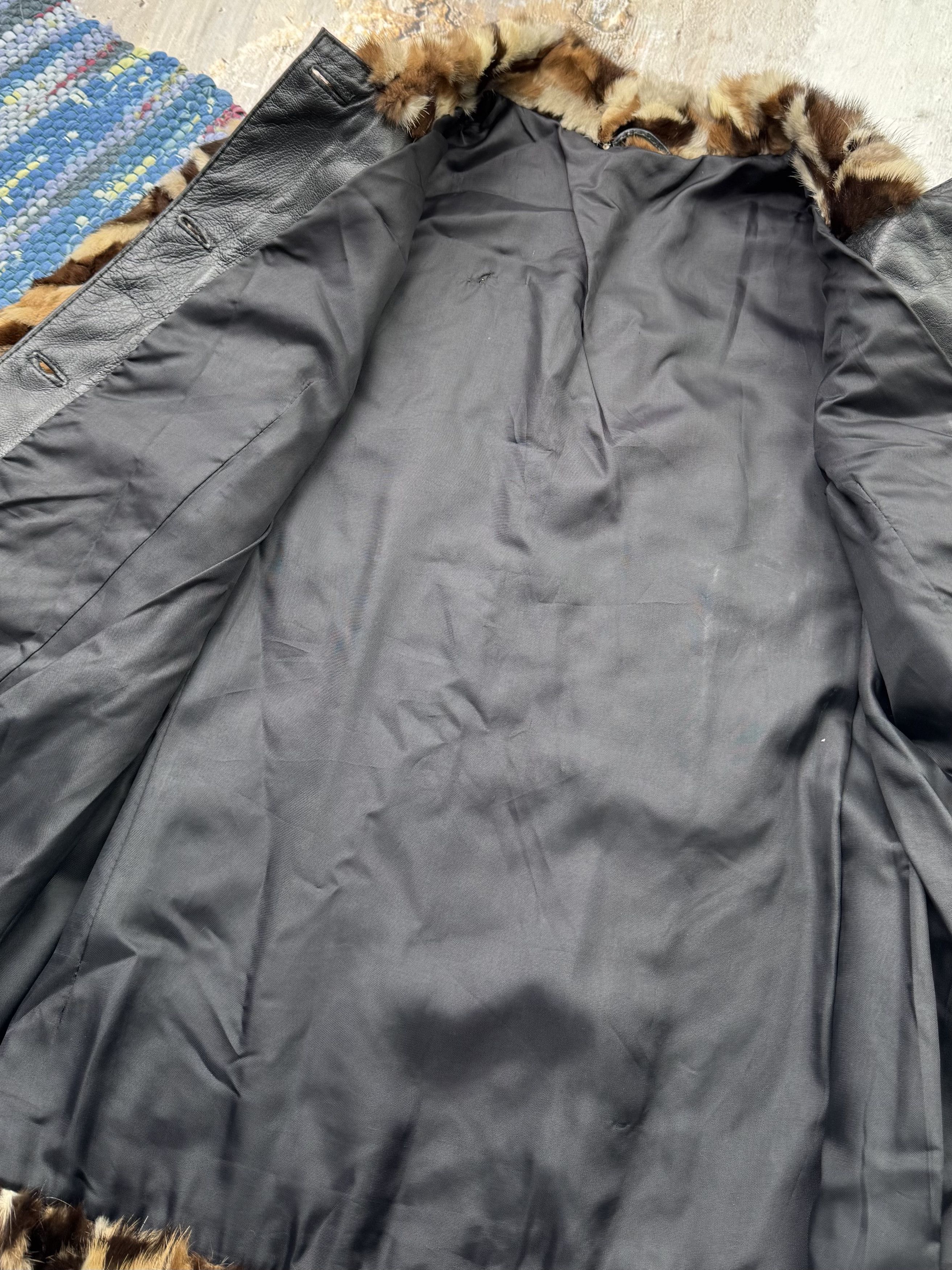 Vintage Vintage Hybrid Jacket With Real Fur and Leather A601D15 Size M / US 6-8 / IT 42-44 - 6 Thumbnail